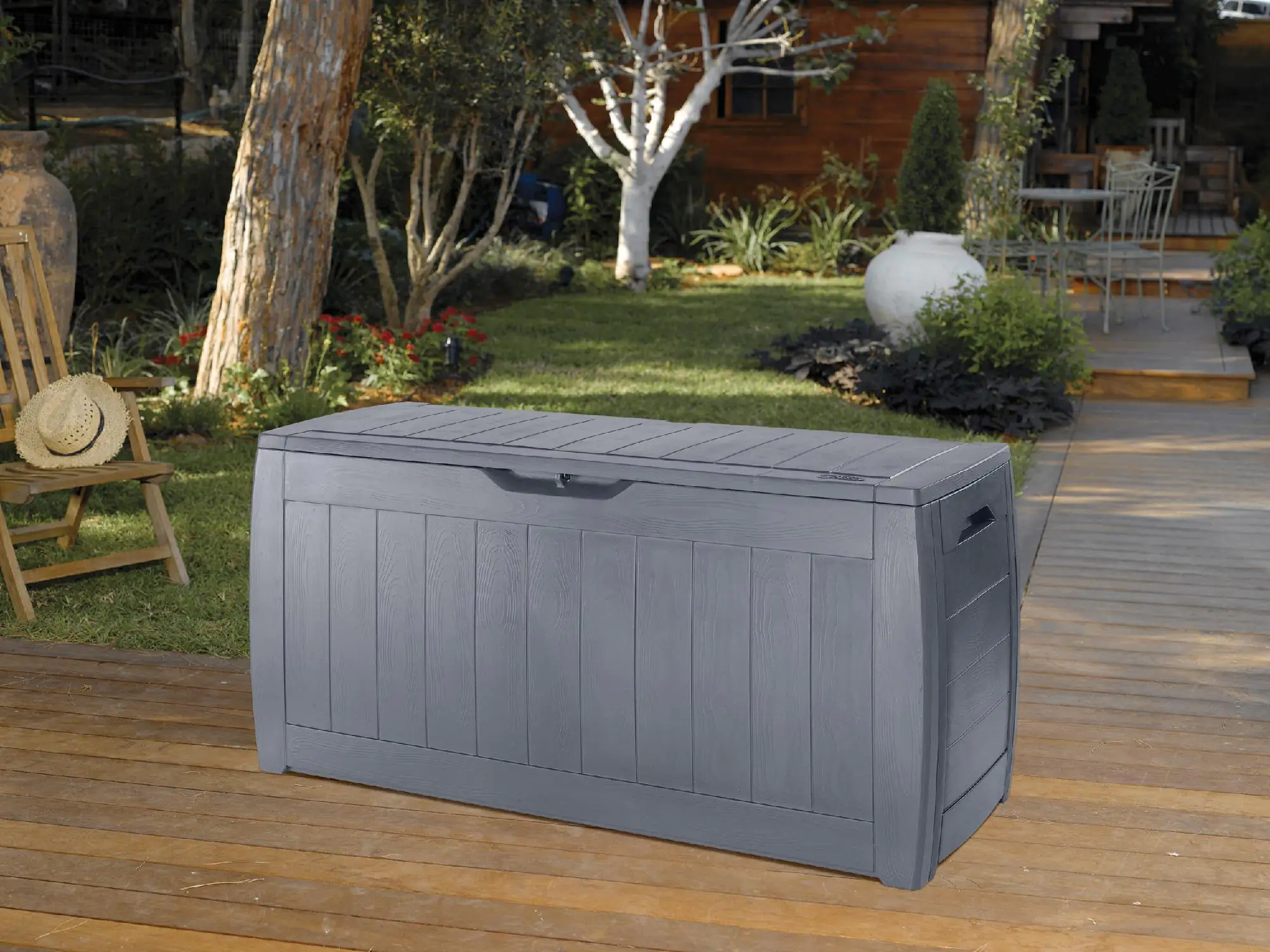 Keter Auflagenbox/Universalbox Hollywood 270 l, graphit,