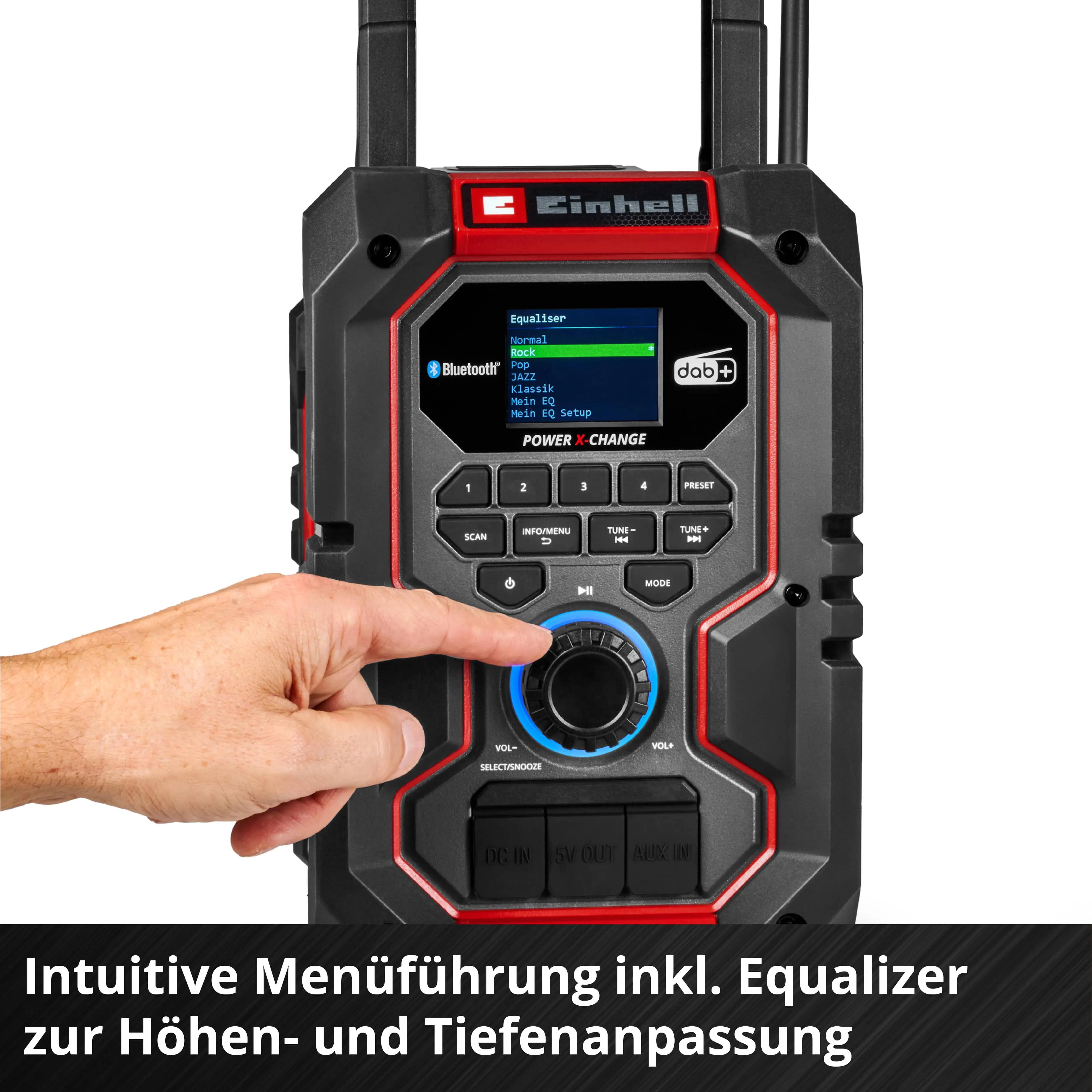 Einhell Expert Baustellenradio Akku-Radio TE-CR 18 Li DAB+/FM/BT Solo Einhell Expert Baustellenradio Akku-Radio TE-CR 18 Li DAB+/FM/BT Solo