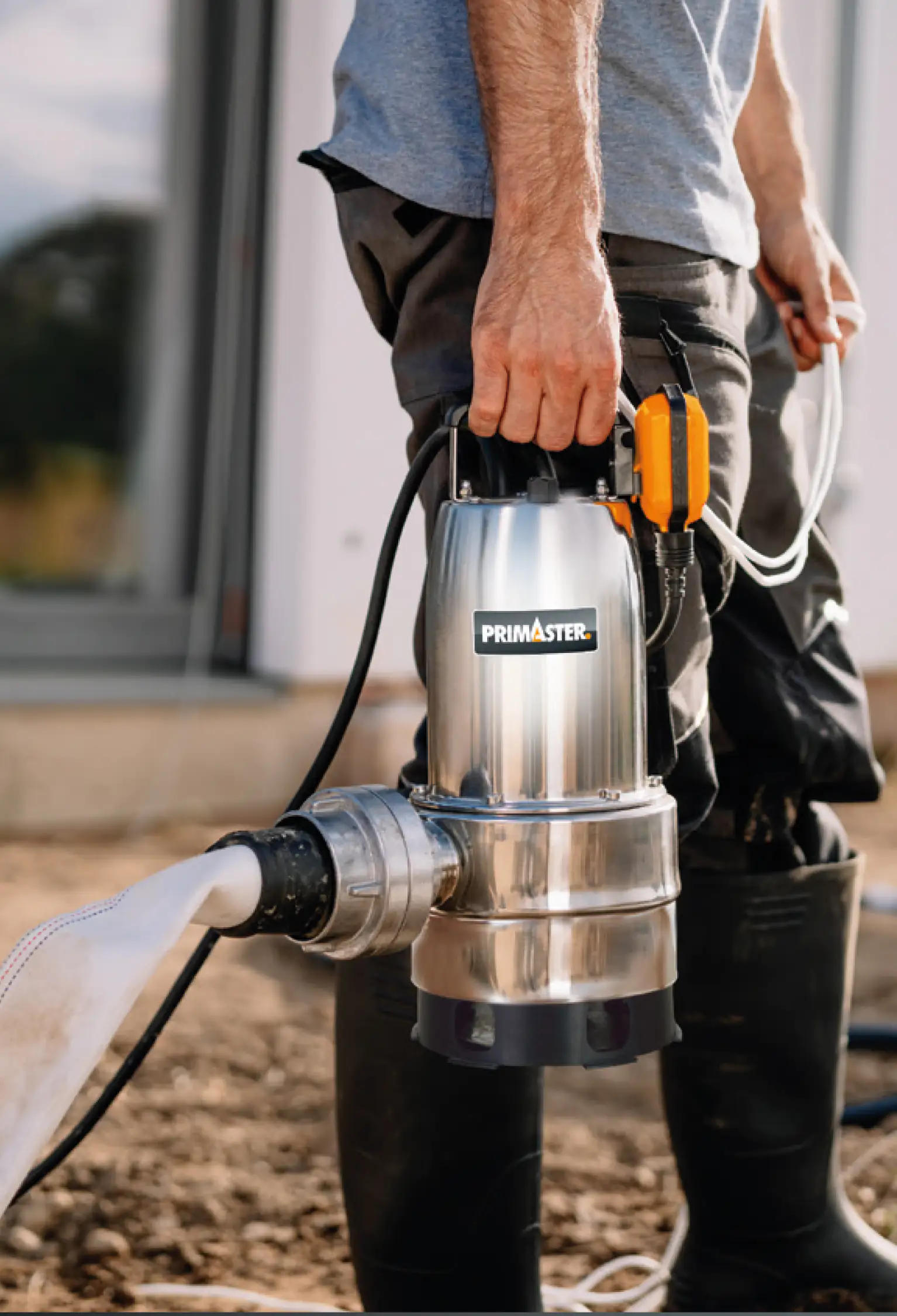 Primaster Klar-/ Schmutzwasser Tauchpumpe GKT 20000 l/h 8 m