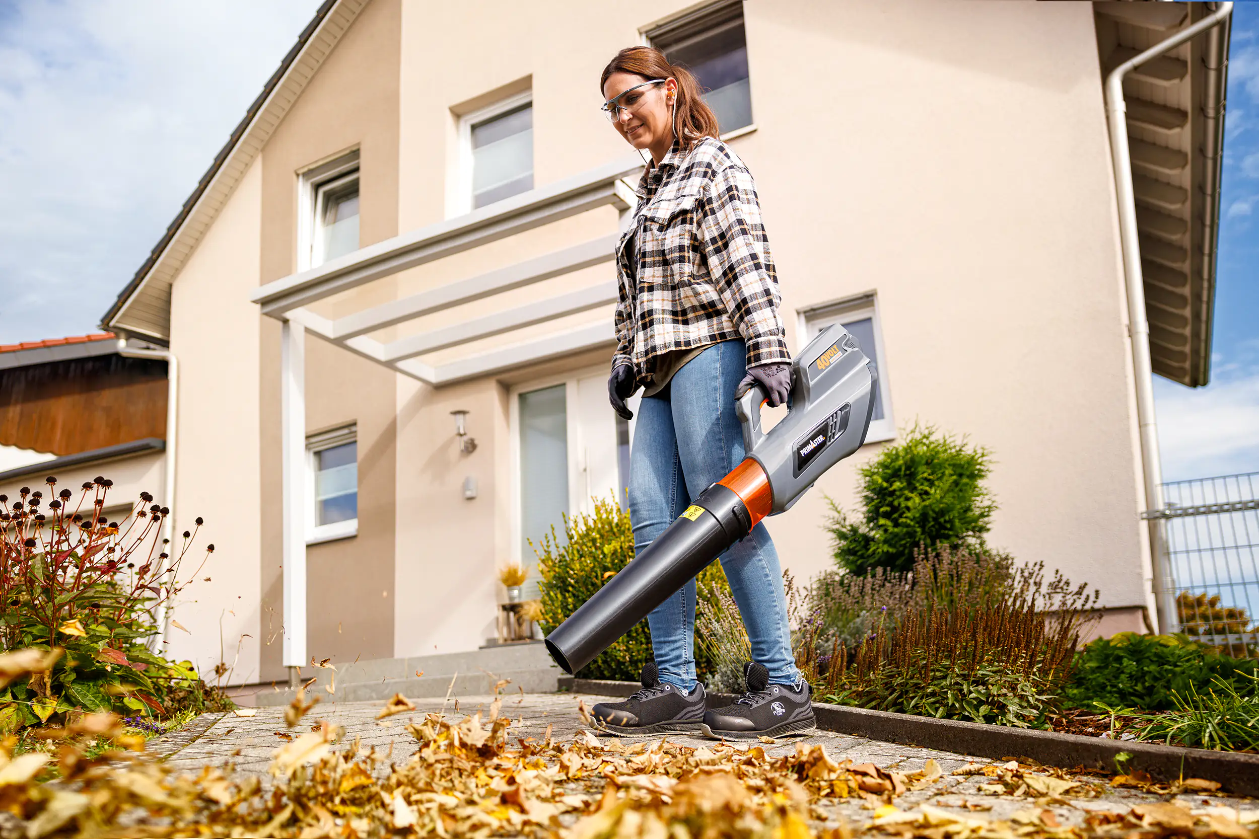 Primaster Akku-Laubbläser PMAB 40 V ohne Akku und Ladegerät