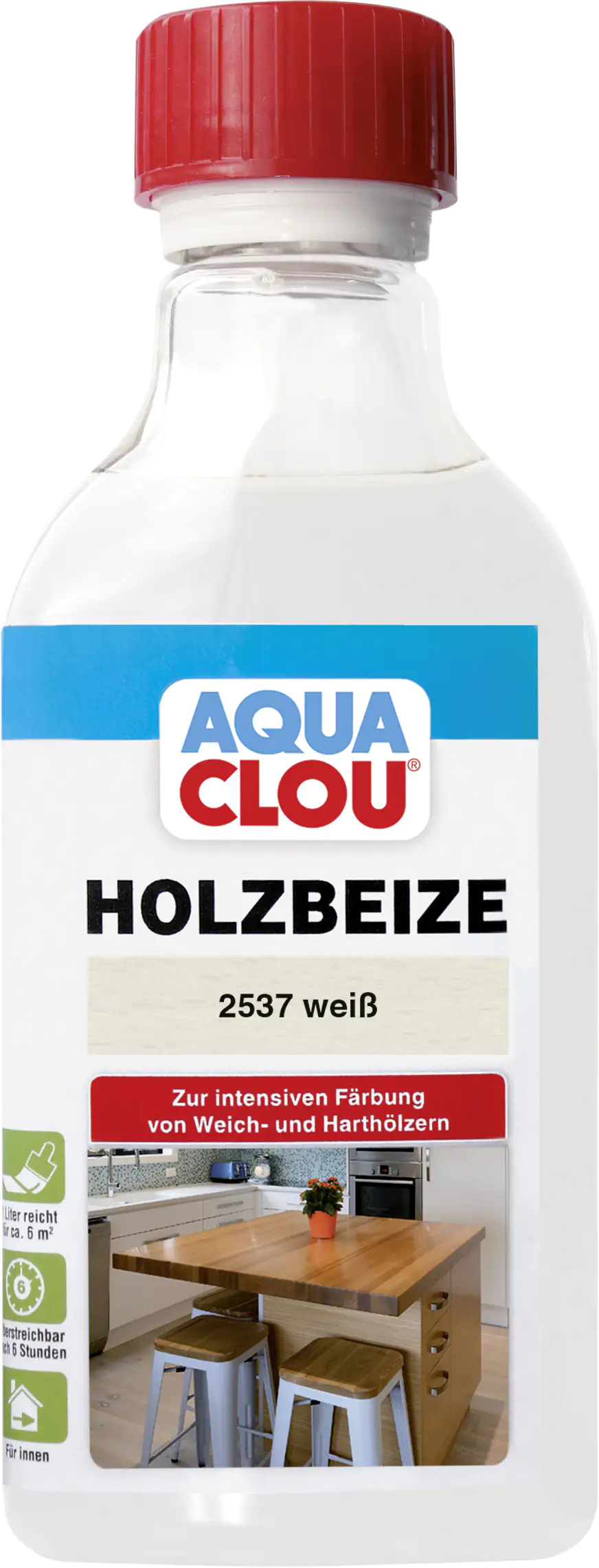 4007141154421 Aqua Clou Holzbeize 250 ml weiß