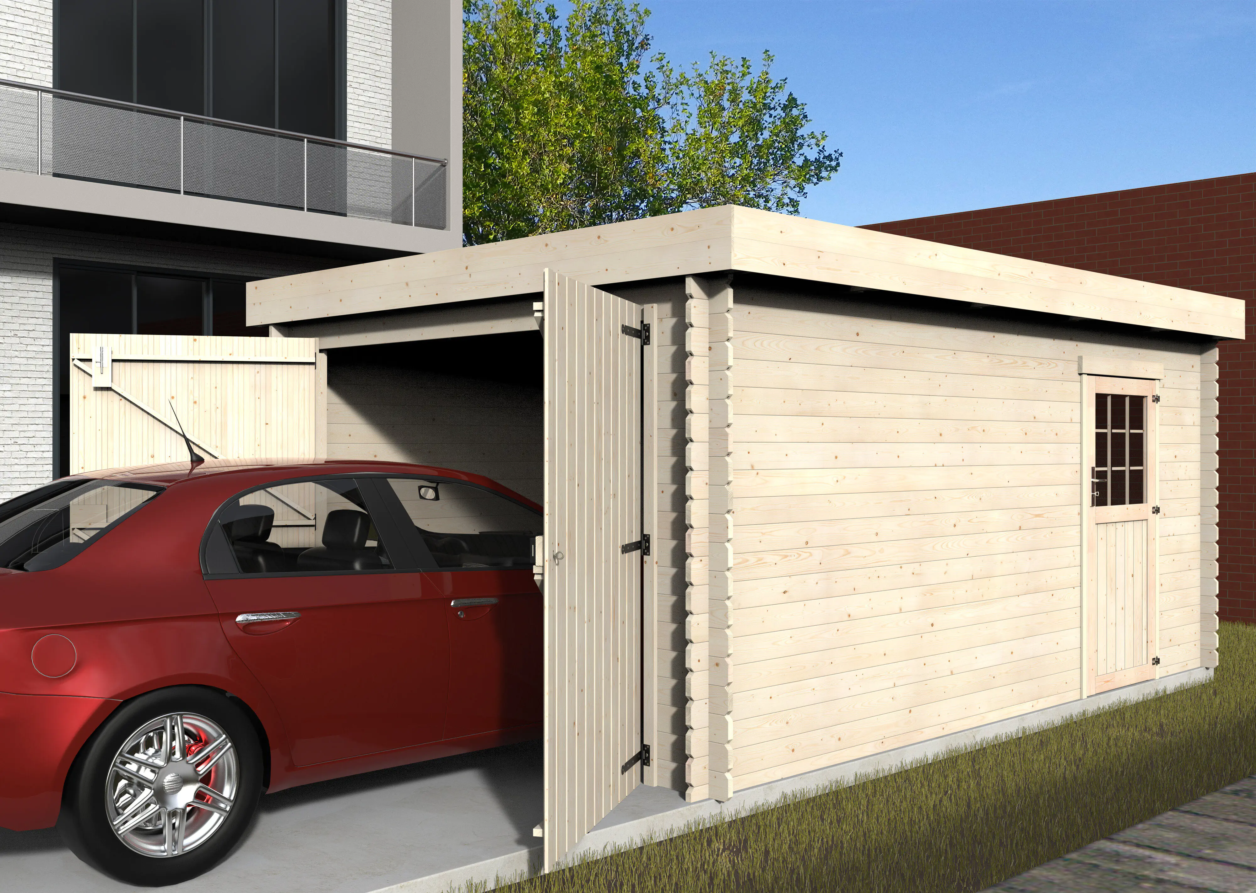 Décor et Jardin Garage Galan 349 x 481 cm natur Décor et Jardin Garage Galan 349 x 481 cm natur