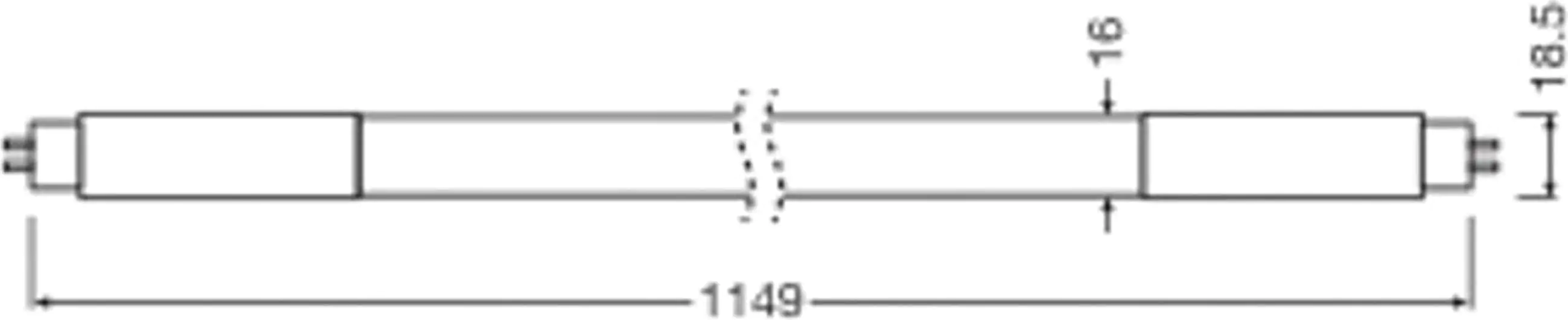 Osram LED Röhre 114,9 cm G5 16 W neutralweiß Osram LED Röhre 114,9 cm G5 16 W neutralweiß