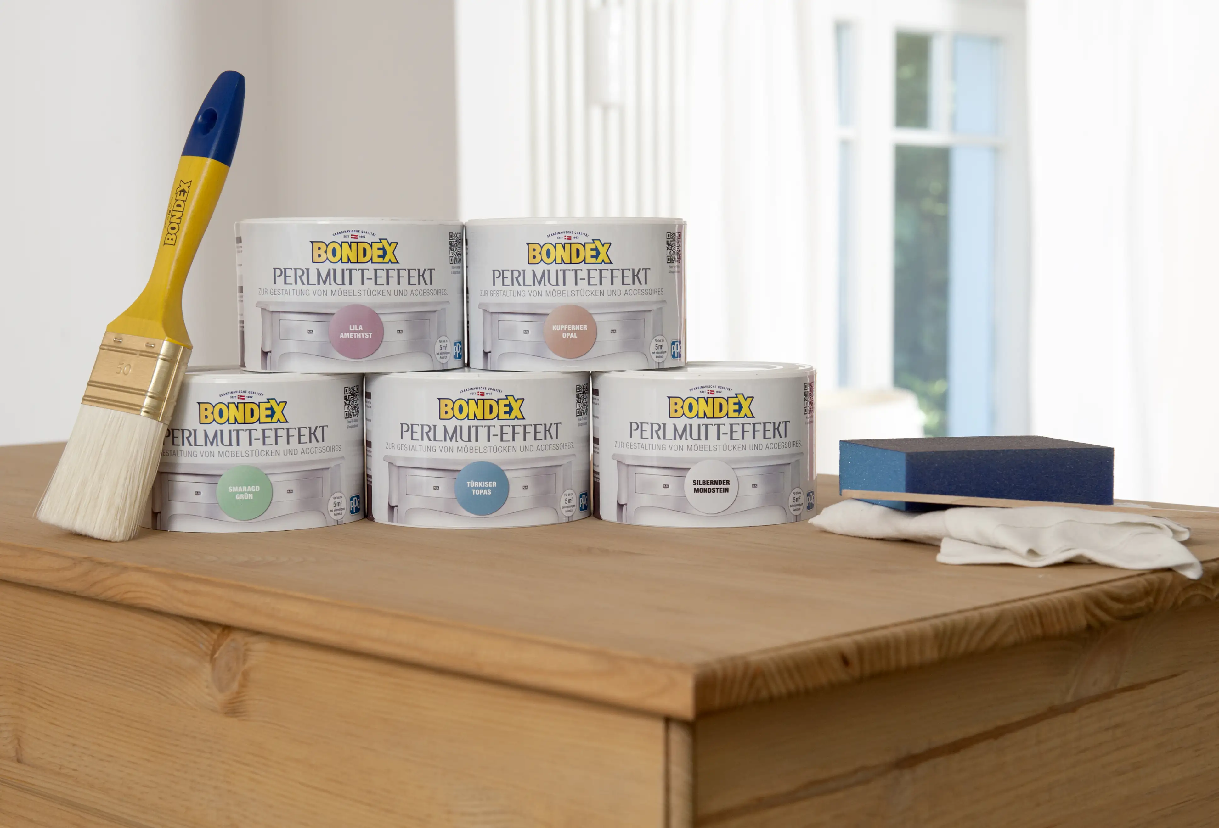 8716242934851_5 Bondex Holzfarbe Perlmutt-Effekt 500 ml lila amethyst