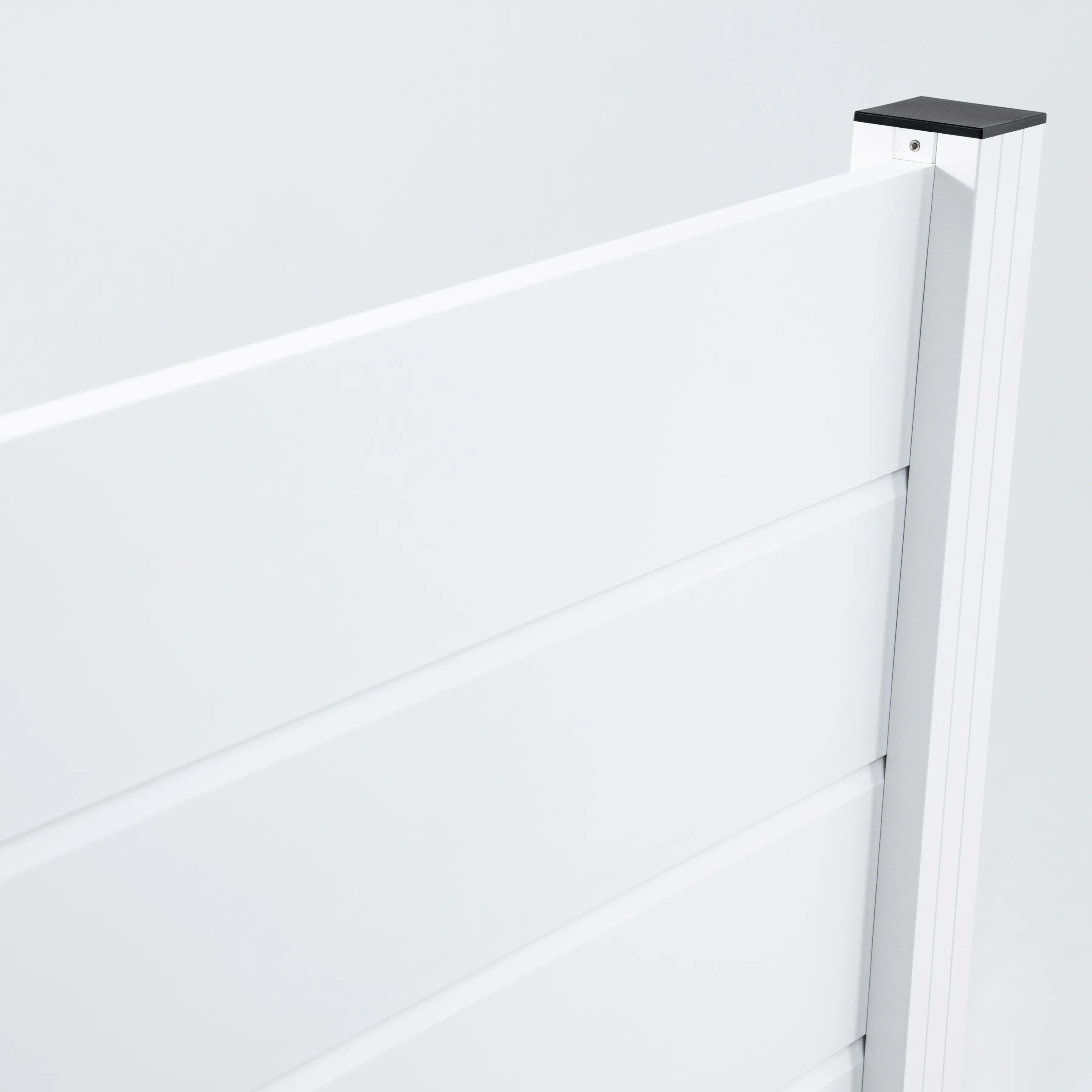 Ambiente Alu-Zaun Grundset Paneel 150 weiß 187 x 244,2 cm 
