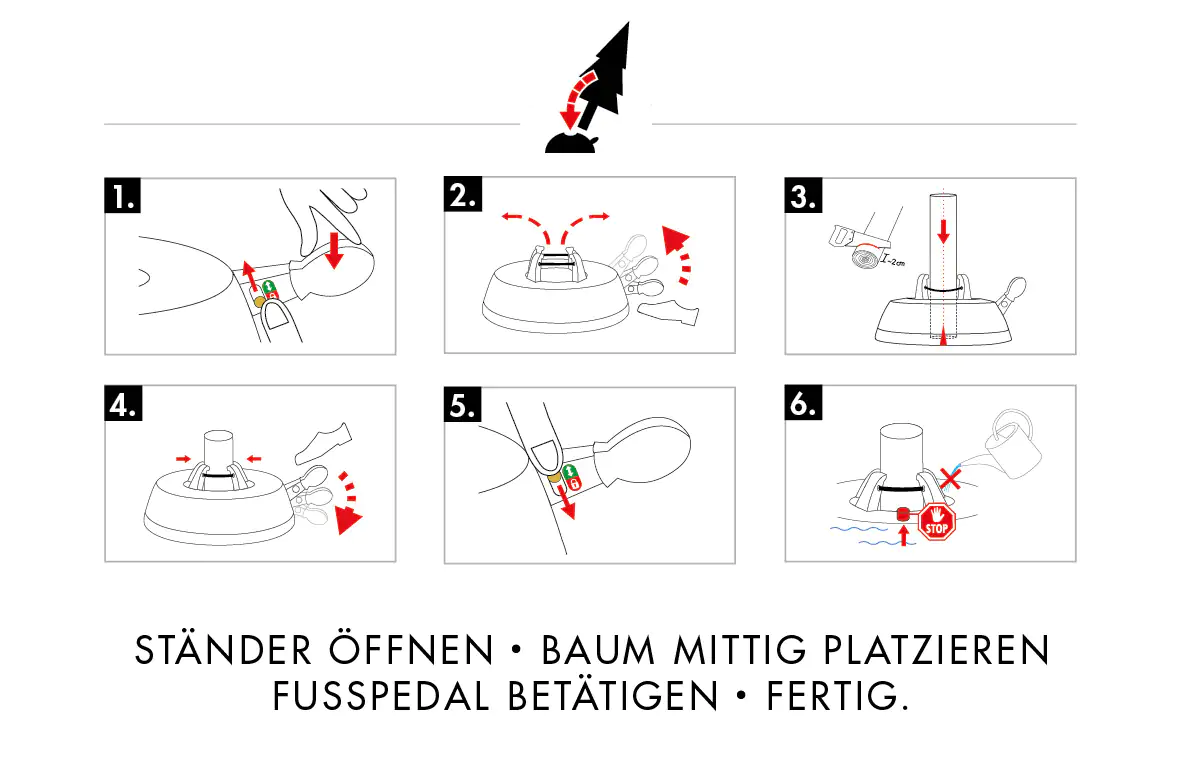 Krinner Christbaumständer GreenLine Comfort Grip S Stamm Ø: bis 11 cm Krinner Christbaumständer GreenLine Comfort Grip S Stamm Ø: bis 11 cm