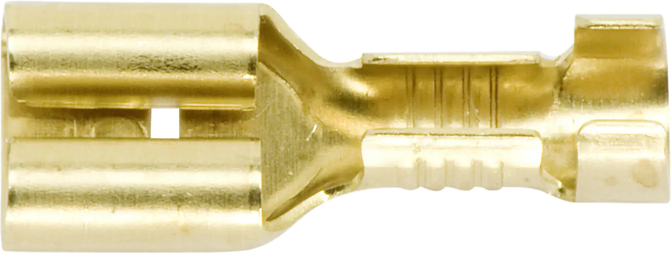 SWG Flachsteckhülse unisoliert 1,5-2,5 mm² 6,3x0,8