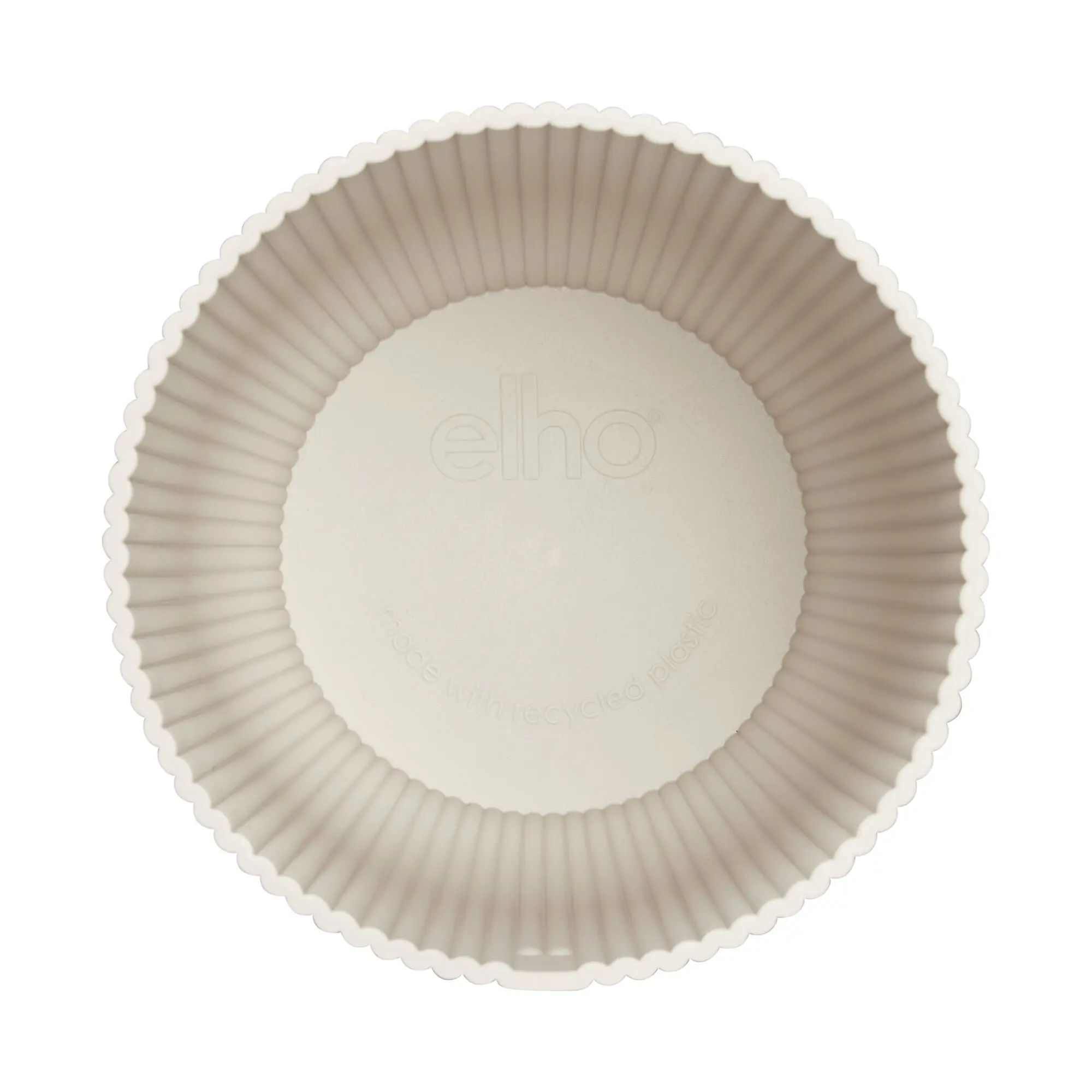 Elho Blumentopf Vibes Fold Kunststoff seidenweiß Ø 18 x 17 cm