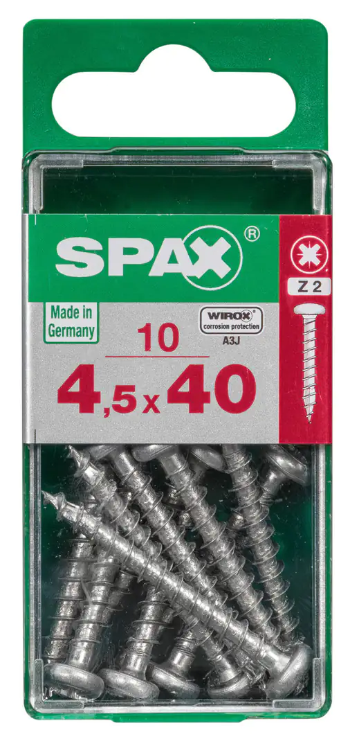 Spax Universalschrauben 4.5 x 40 mm TX 20 - 10 Stk.