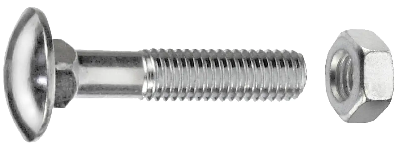 Schlossschrauben M10 x 160 mm, 25 Stück