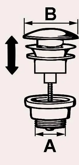 Cornat Ablaufgarnitur Pop-Up Ablauf 1 1/4 verchromt