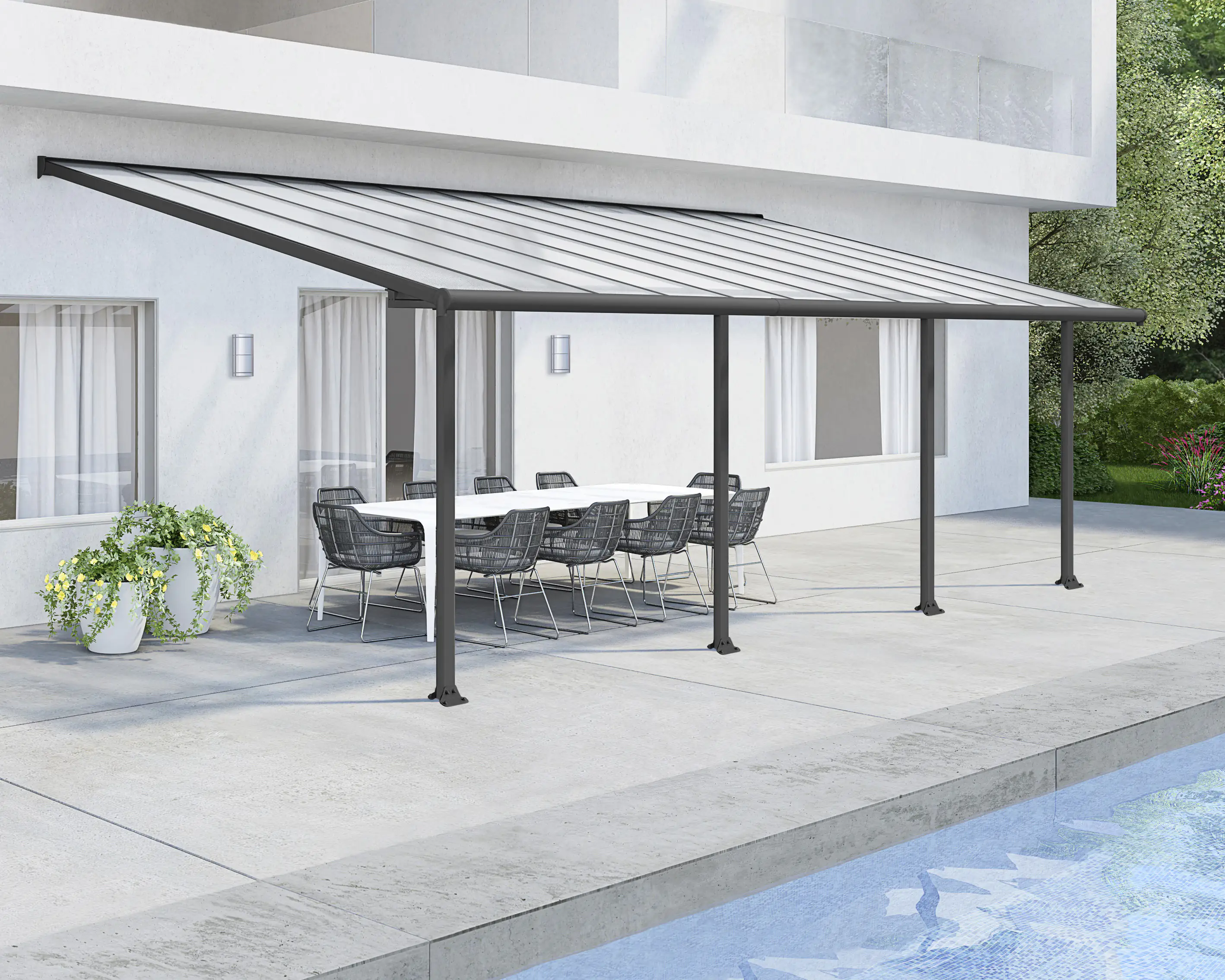 Canopia Terrassenüberdachung Olympia 3x7.3 Canopia Terrassenüberdachung Olympia 3x7.3
