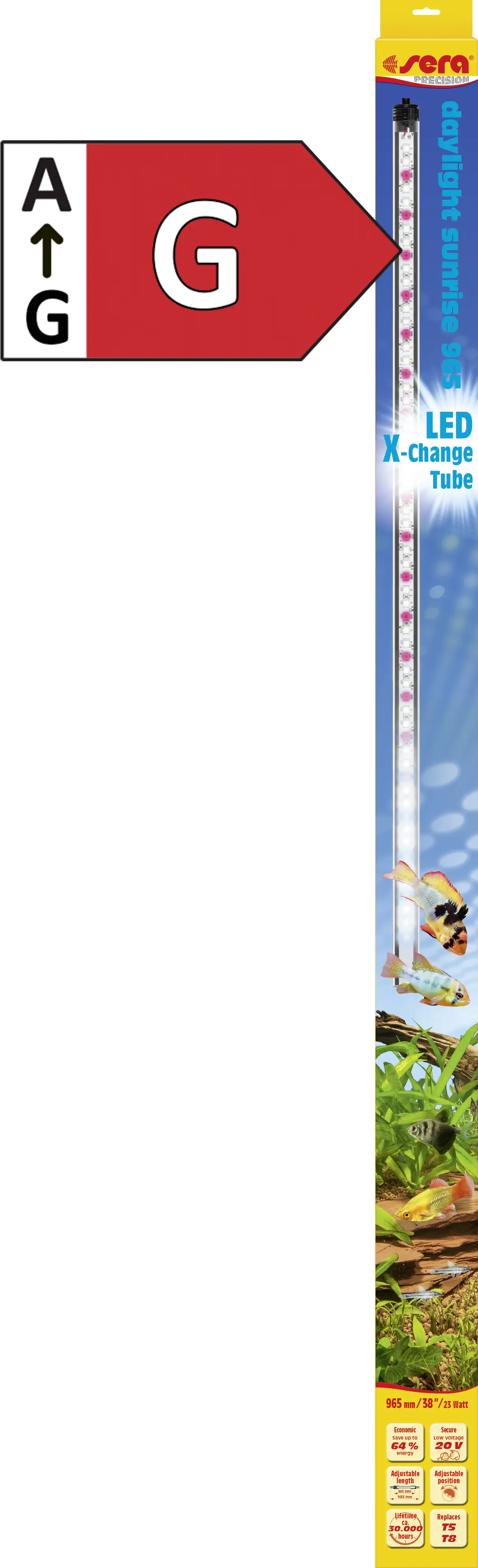 Sera Aquarium-Beleuchtung LED X-Change Tube daylight sunrise 965 - 1 Stück Sera Aquarium-Beleuchtung LED X-Change Tube daylight sunrise 965 - 1 Stück
