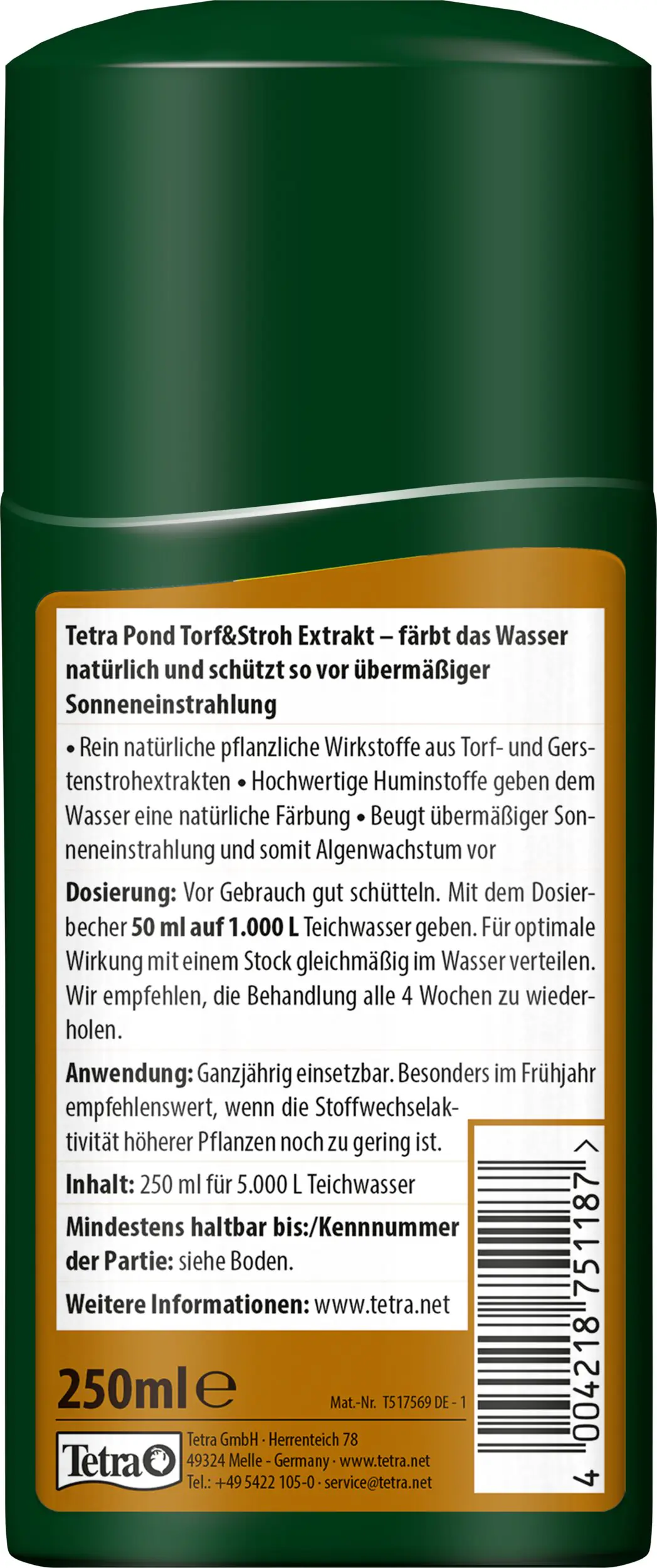 Tetra Pond Torf&Stroh Extrakt 250 ml