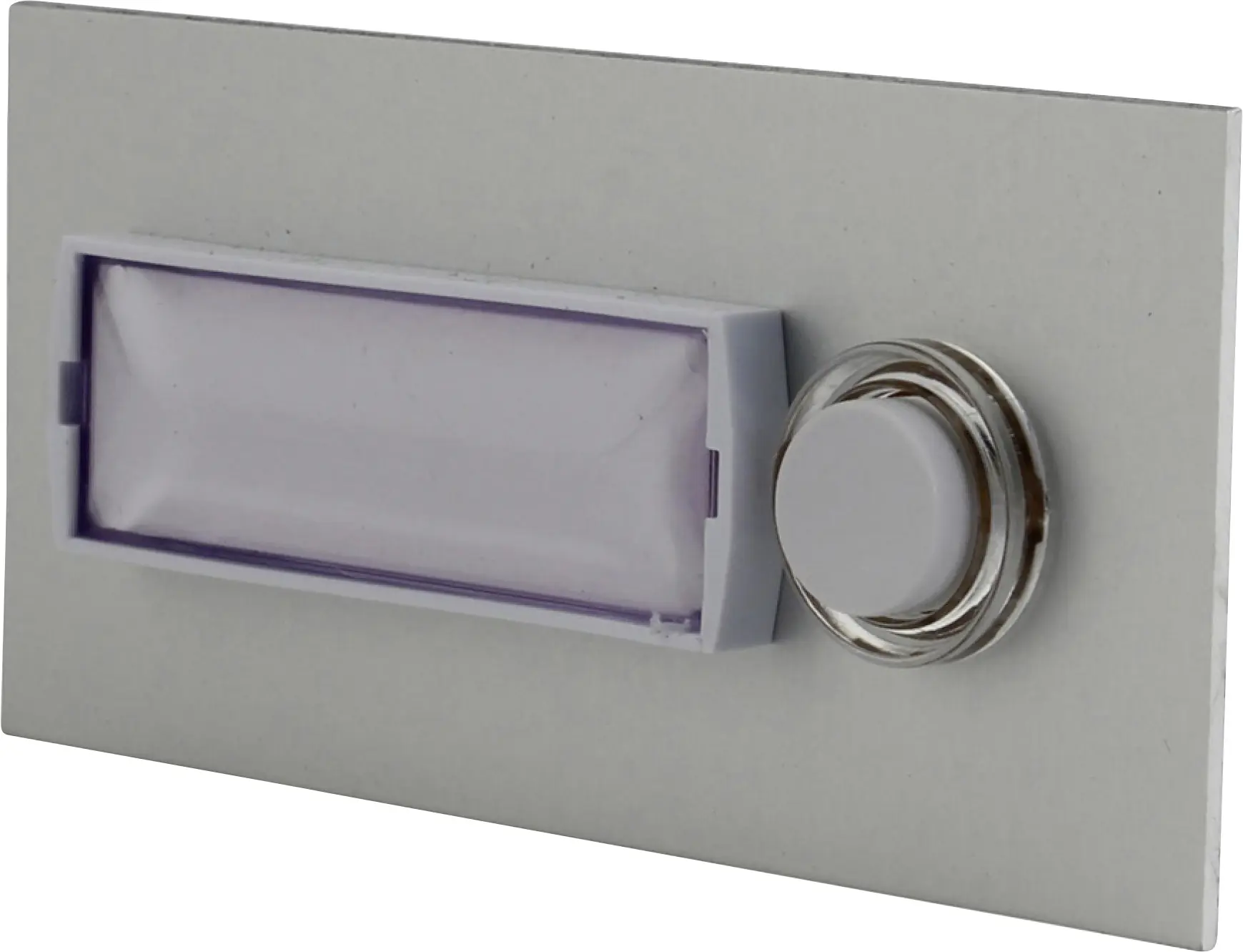 FRIEDLAND Klingel-Taster 1-fach Unterputz mit Licht Alu FRIEDLAND Klingel-Taster 1-fach Unterputz mit Licht Alu