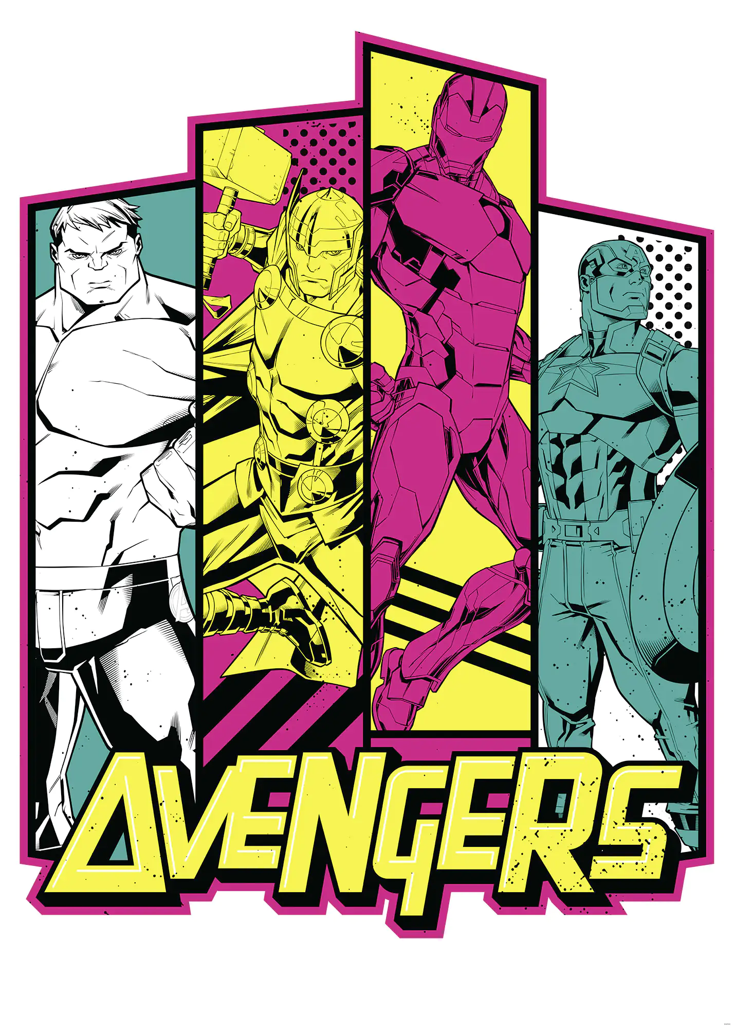 Komar Vlies Fototapete Avengers Flash 200 x 280 cm 