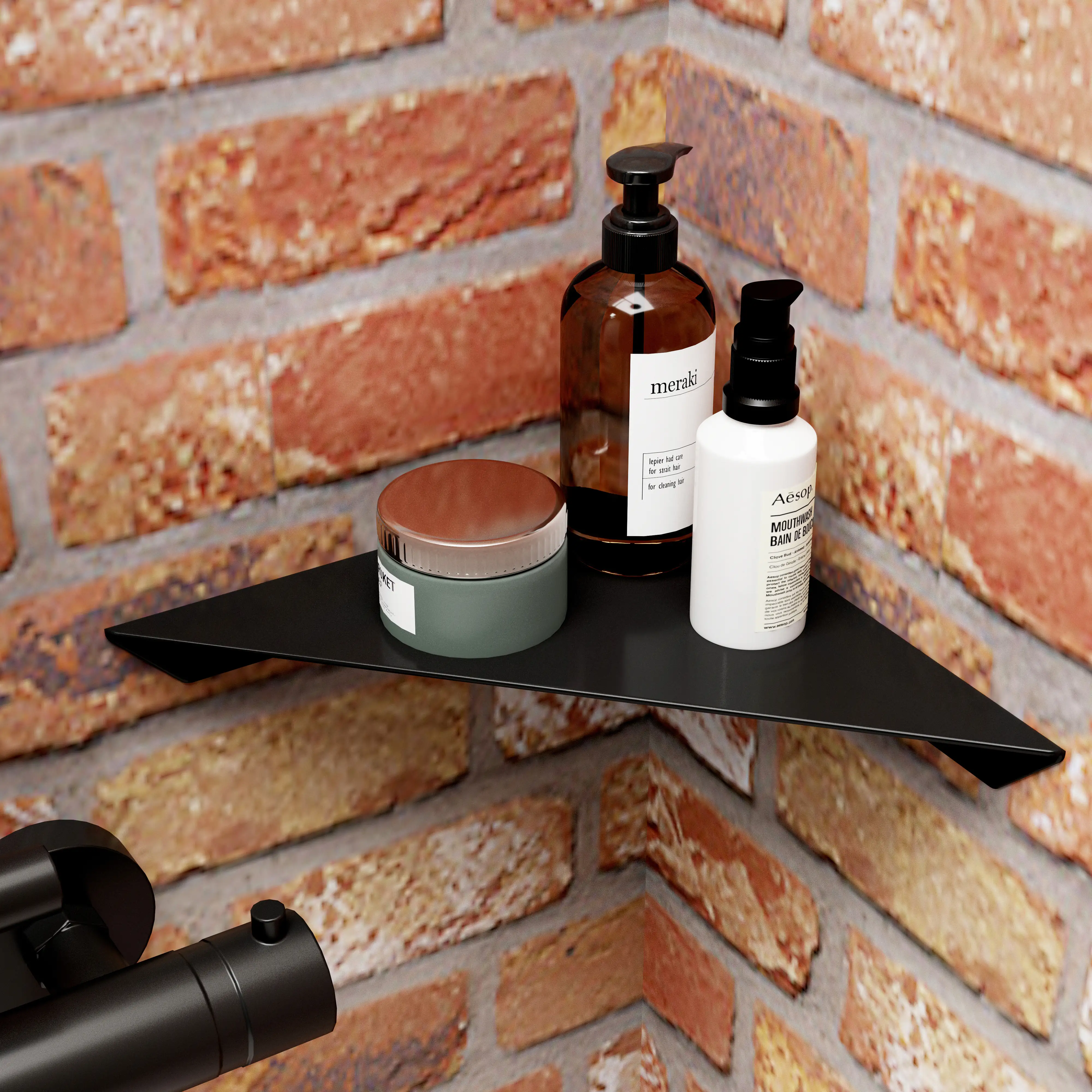 Schulte Duschablage über Eck zum Kleben