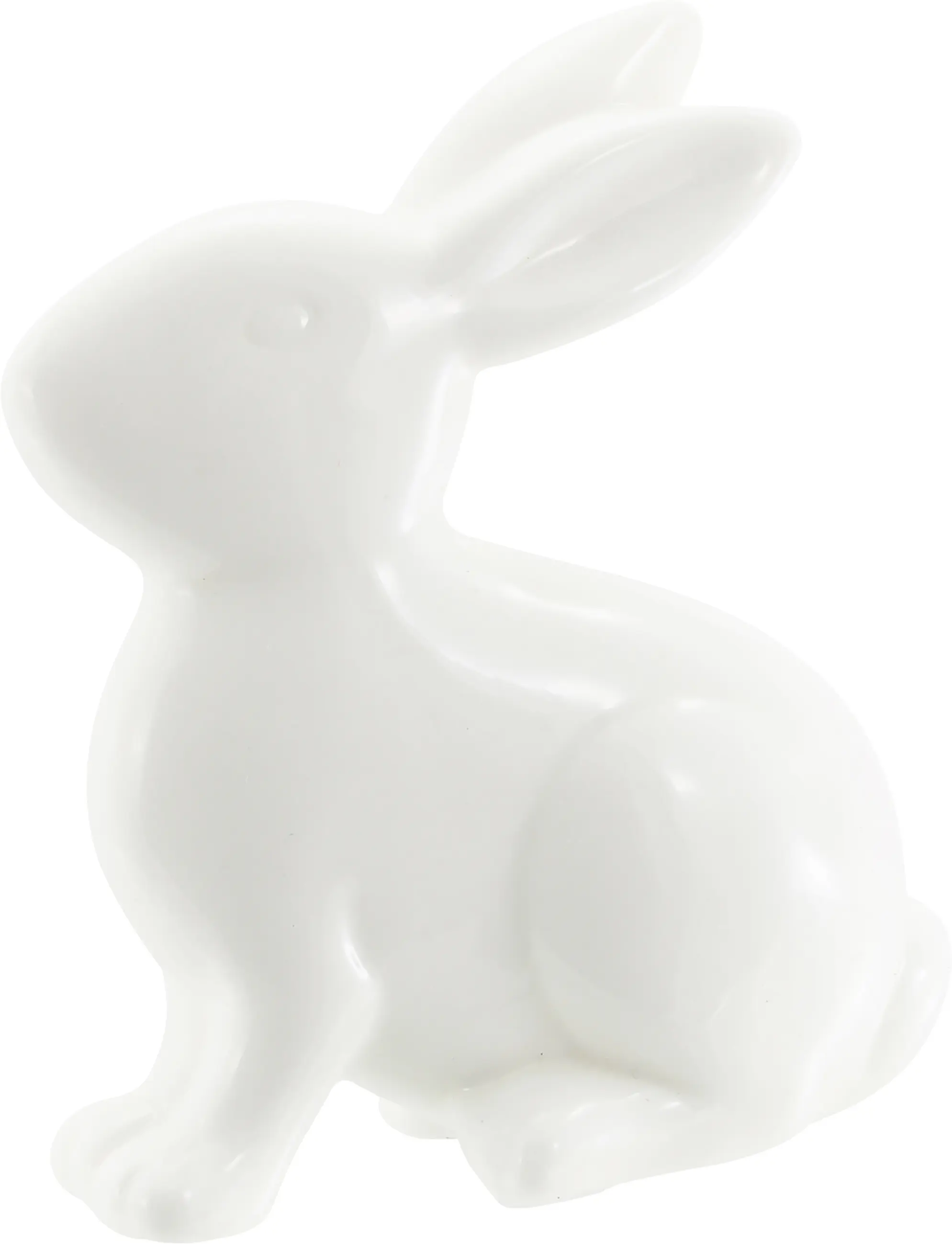 Deko Hase Porzellan 10 cm weiß