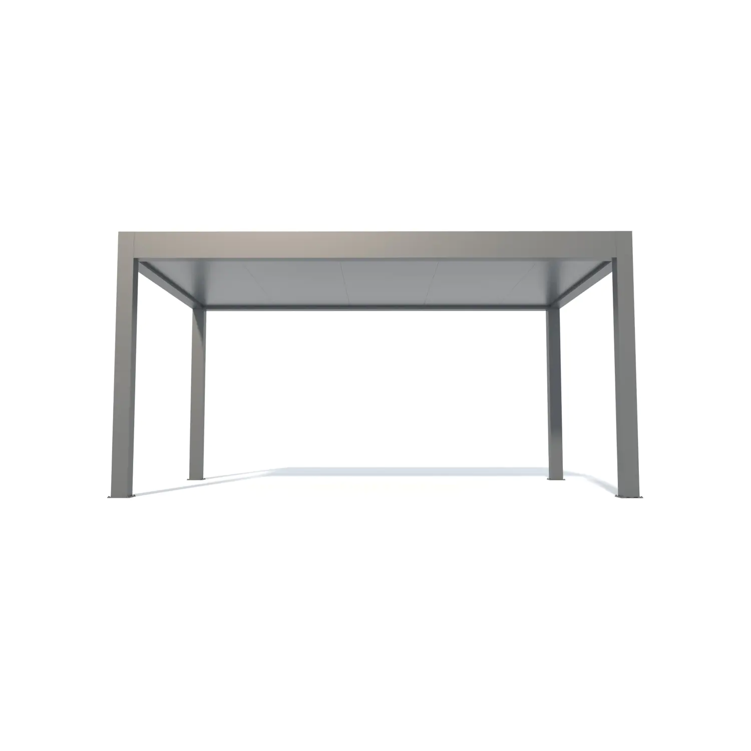 Carport Grandlux 400 x 500 cm grau