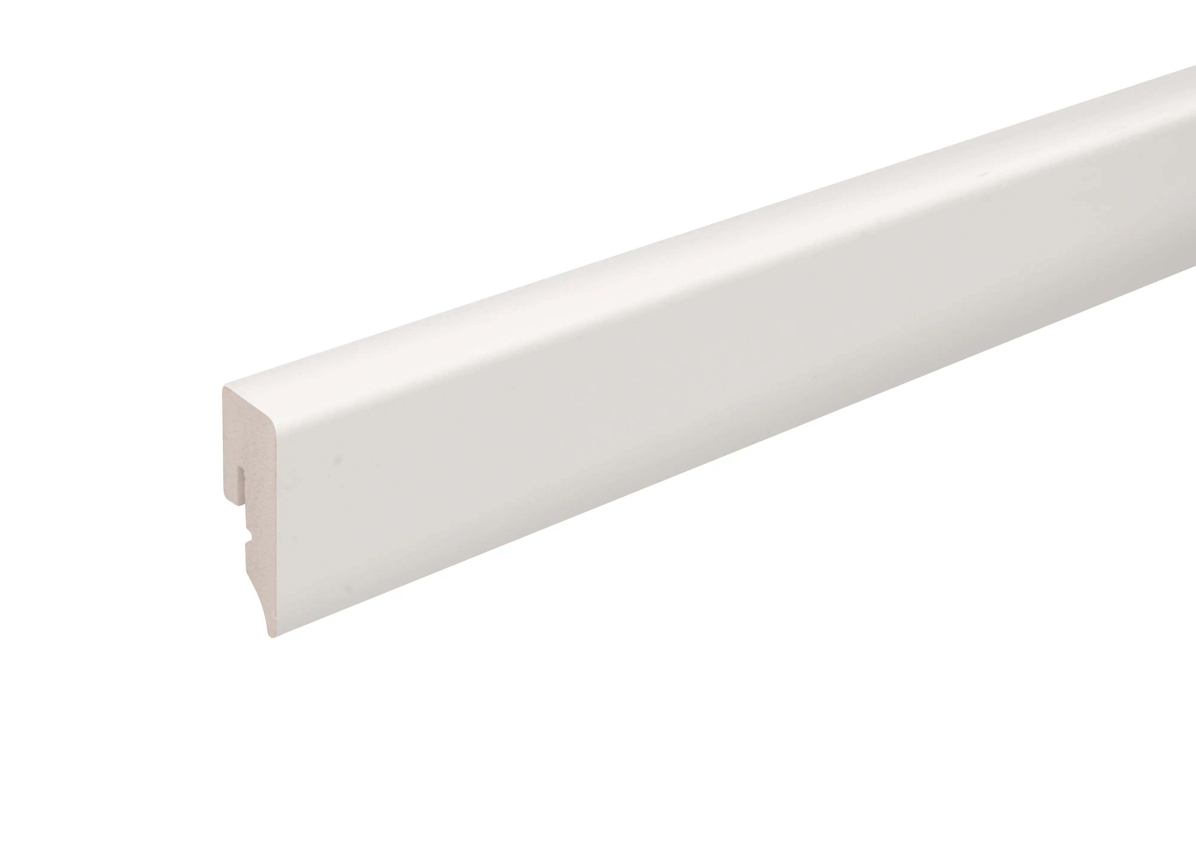 FN Neuhofer Fußleiste 240 cm 38,5 x 15 mm weiß foliert