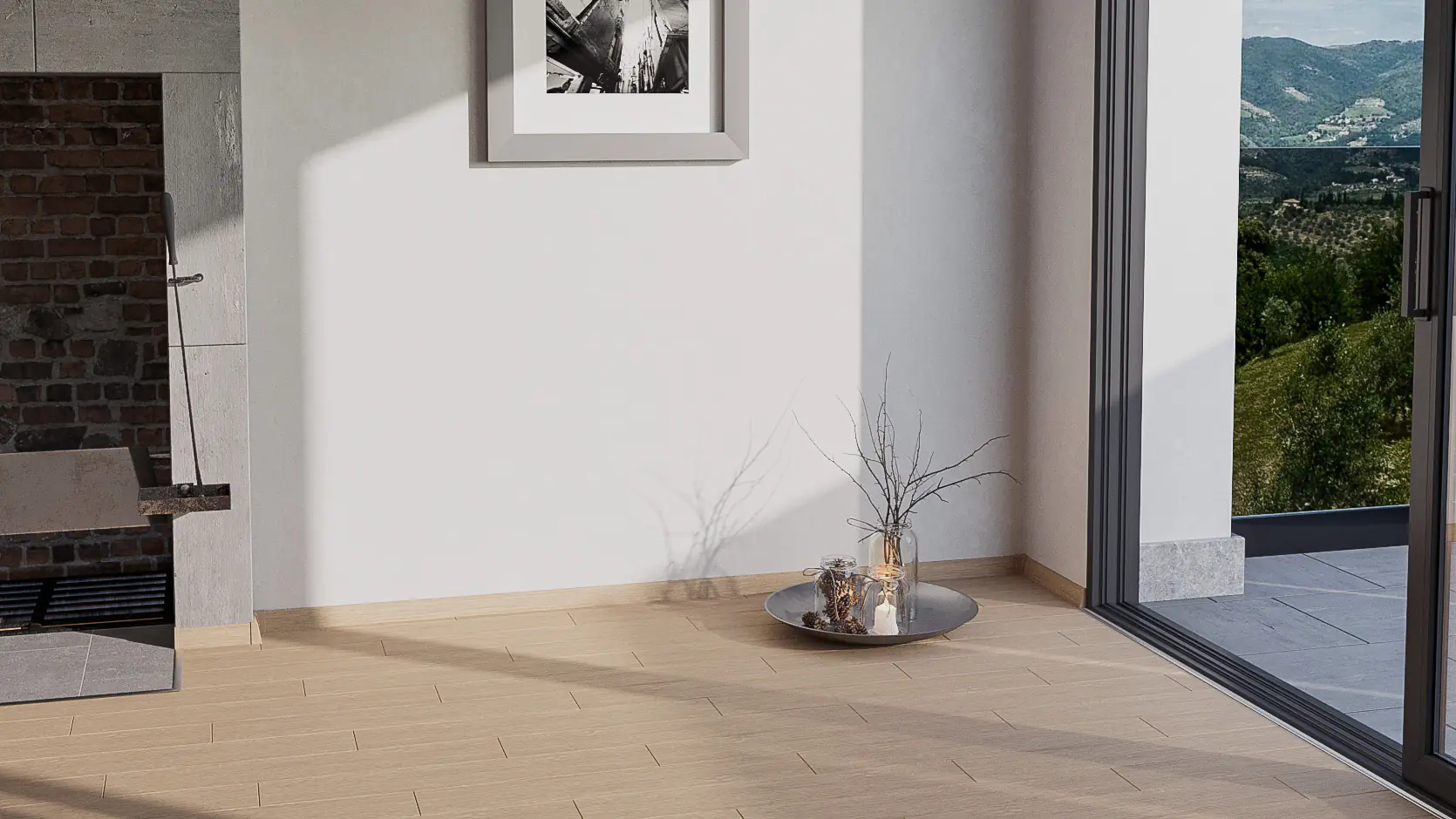 Neuhofer Fußleiste 240 cm x 58 x 19 mm eiche