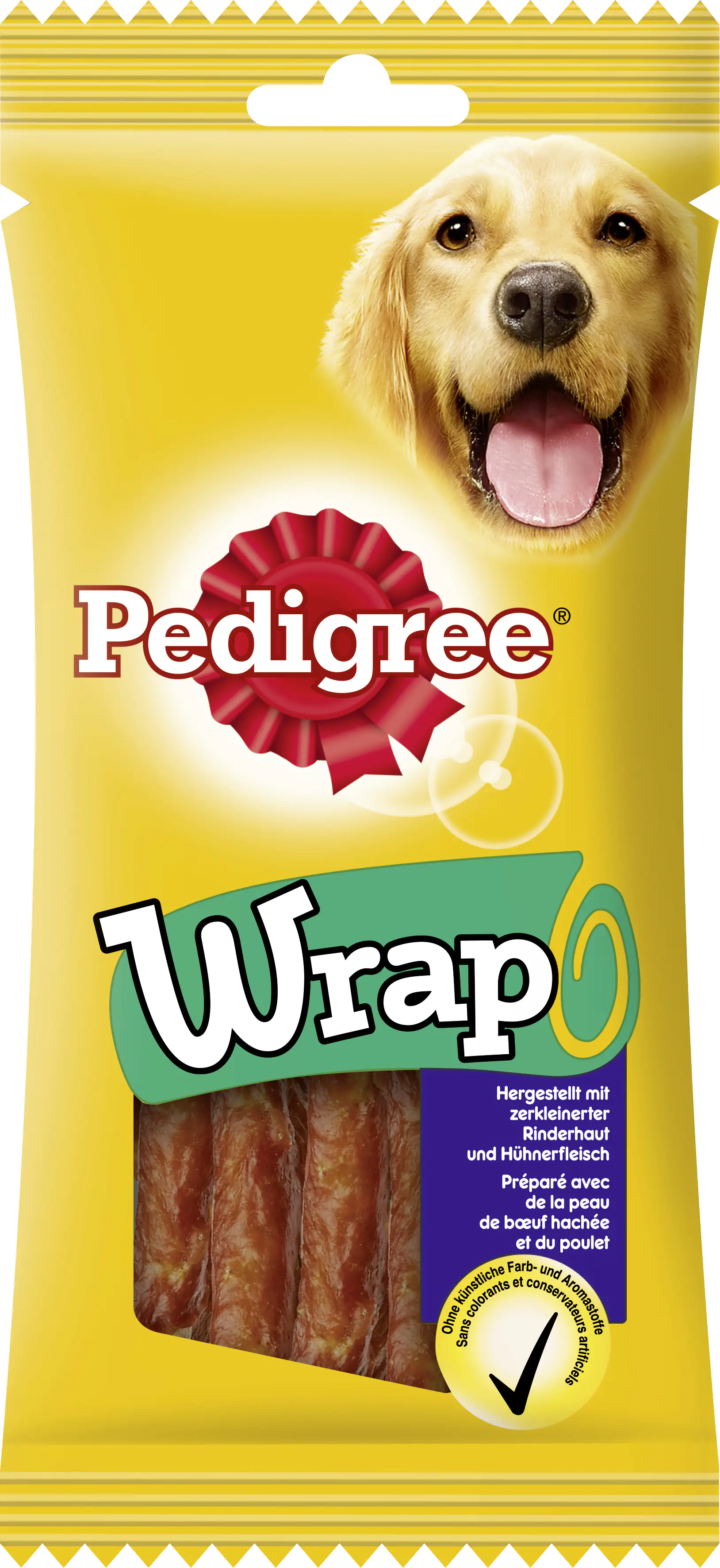 Pedigree Hundesnack Wrap Beutel mit Huhn 40 g