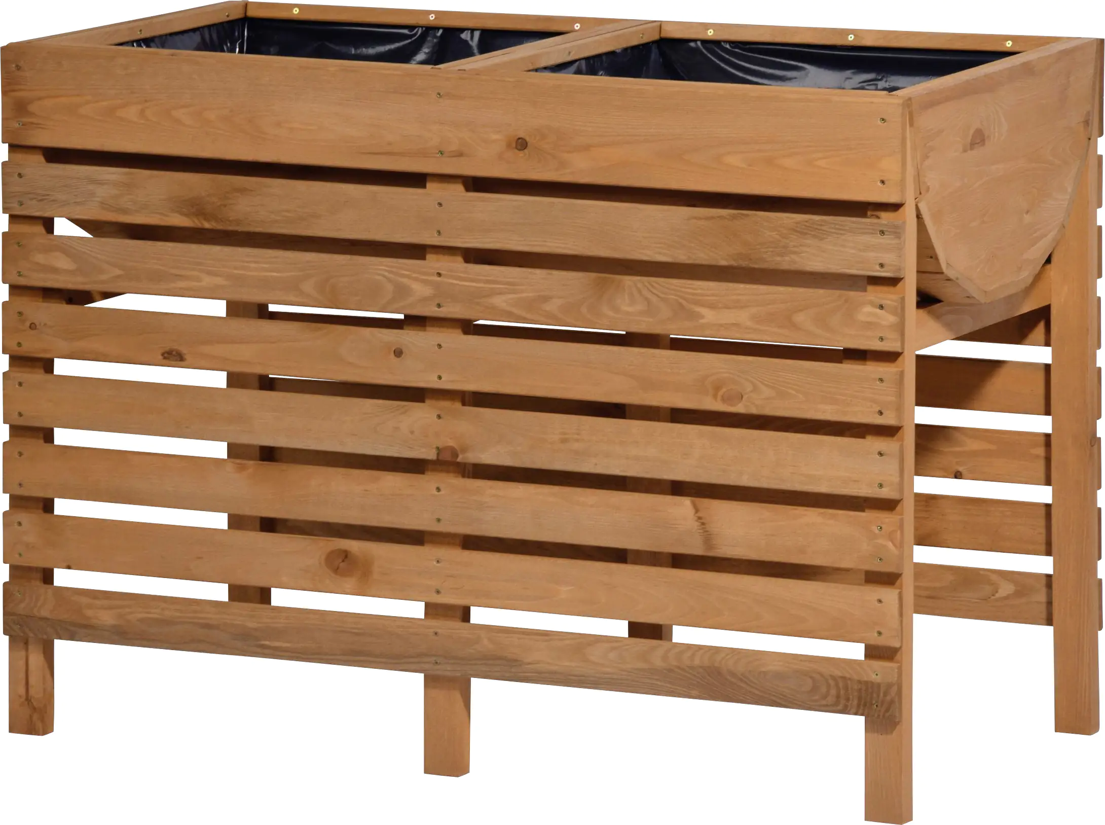 Dobar Hochbeet inkl. Pflanzfolie 100 x 50 x 71 cm