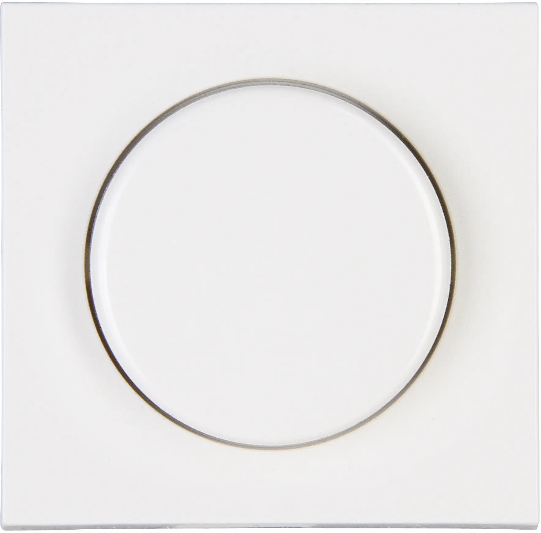 Kopp Abdeckung für Druck- Wechseldimmer Athenis, reinweiß, 490629185