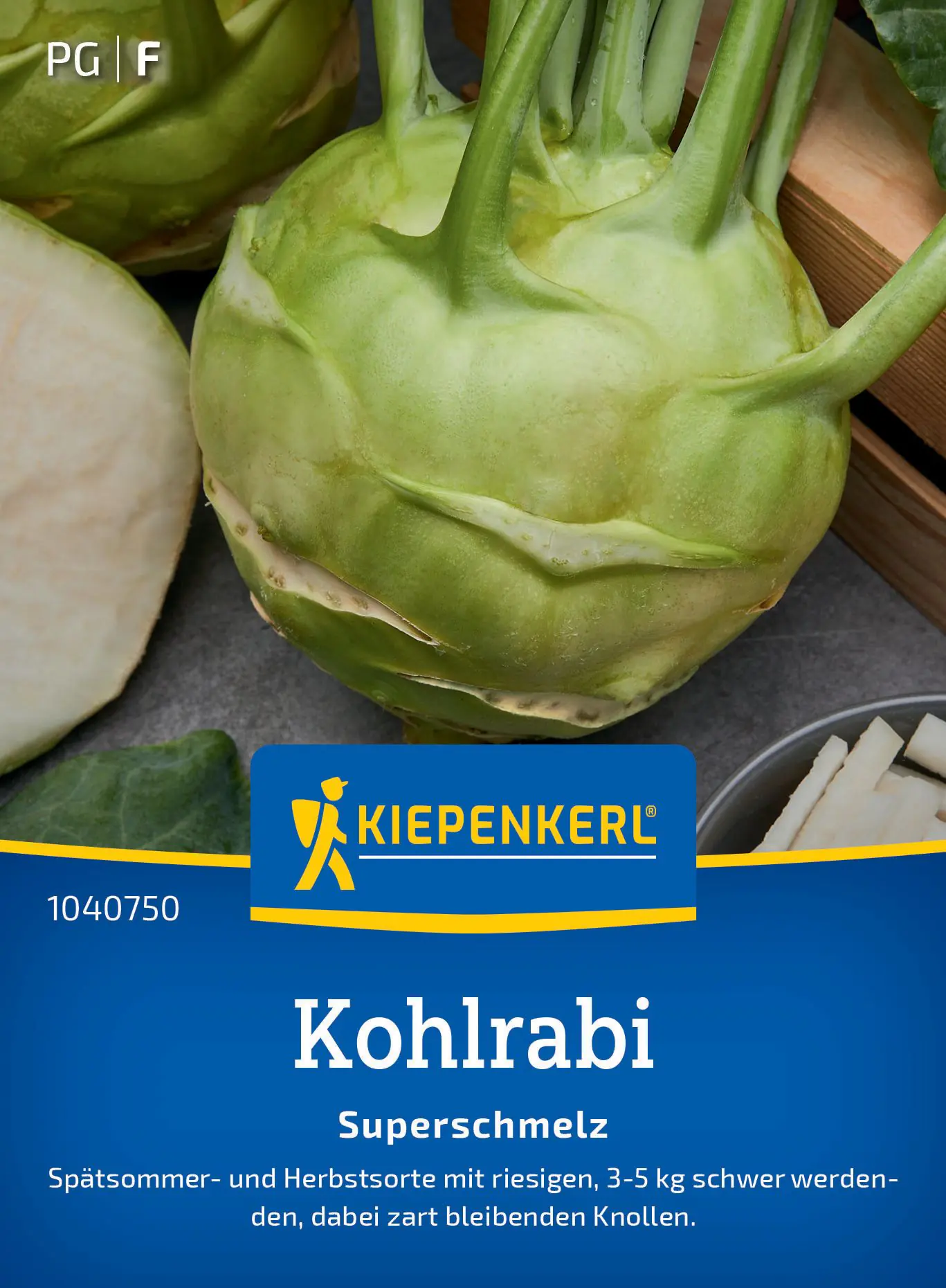 Kiepenkerl Saatgut Kohlrabi Superschmelz für ca. 100 Pflanzen