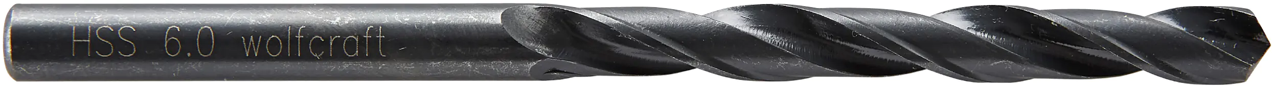 Wolfcraft Metallbohrer HSS rollgewalzt 7506010 Ø 6,0 mm Rundschaft Wolfcraft Metallbohrer HSS rollgewalzt 7506010 Ø 6,0 mm Rundschaft