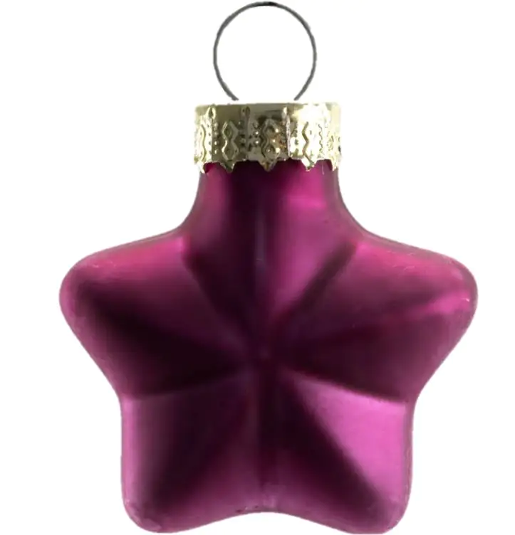 TrendLine Weihnachtskugeln Glas-Sterne 4 cm magnolienrosa 12 Stück TrendLine Weihnachtskugeln Glas-Sterne 4 cm magnolienrosa 12 Stück