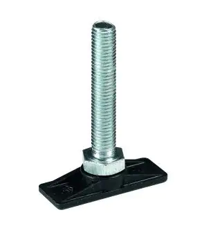 Hettich Höhenversteller Stahl/Kunststoff, verzinkt, 1 Stück