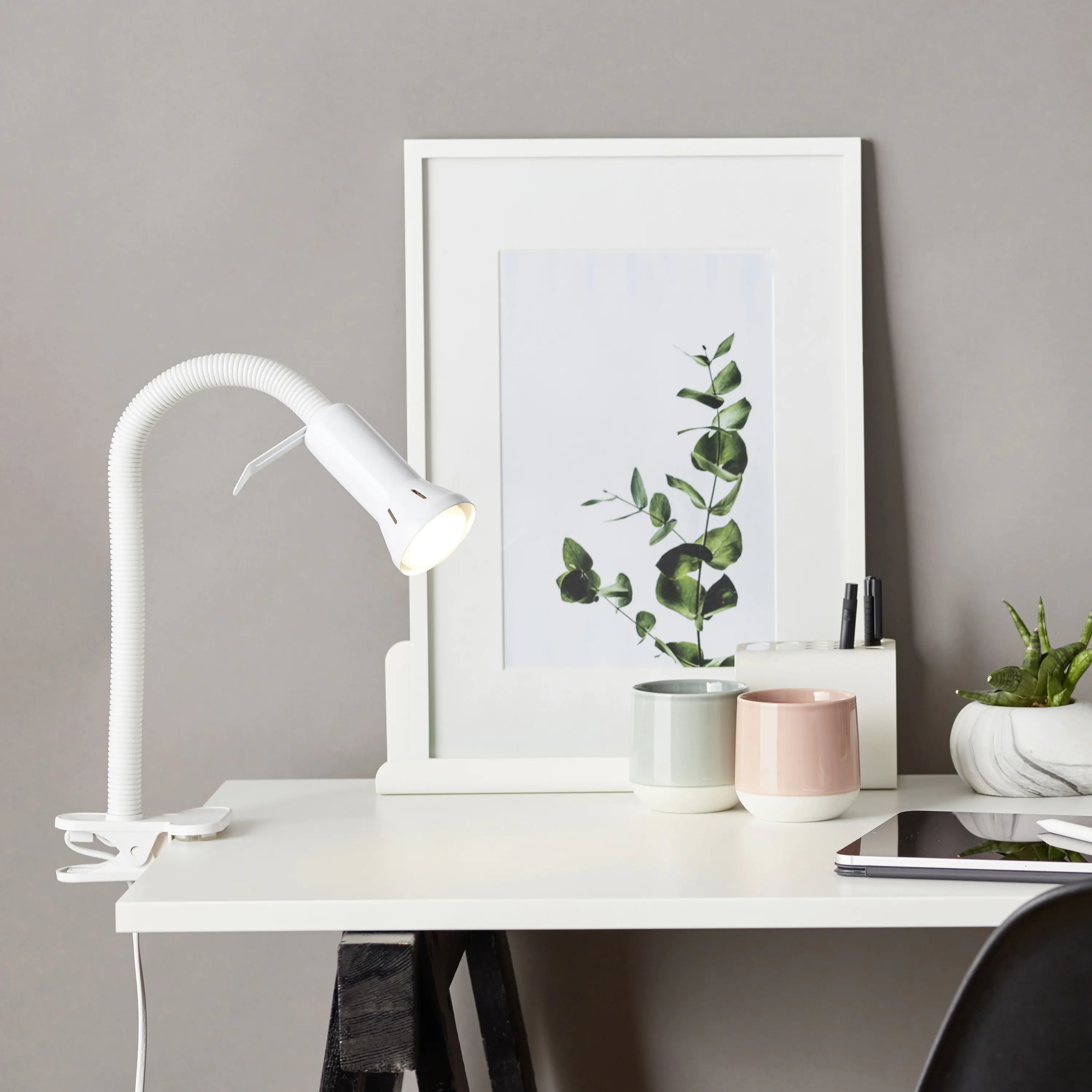 Brilliant Klemmleuchte Flex 52 x 6,2 cm E14, max. 40 W, mit Flexarm