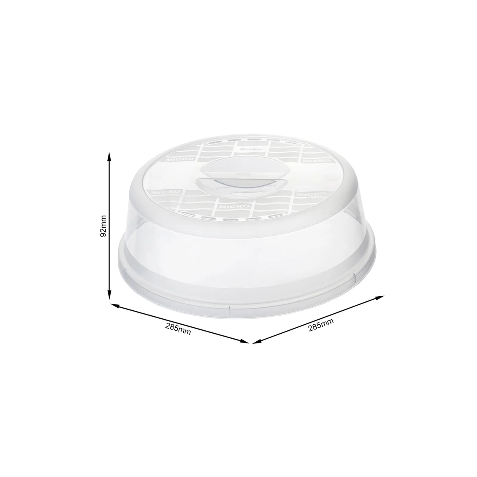 Rotho Mikrowellenabdeckhaube Basic 28,5 cm