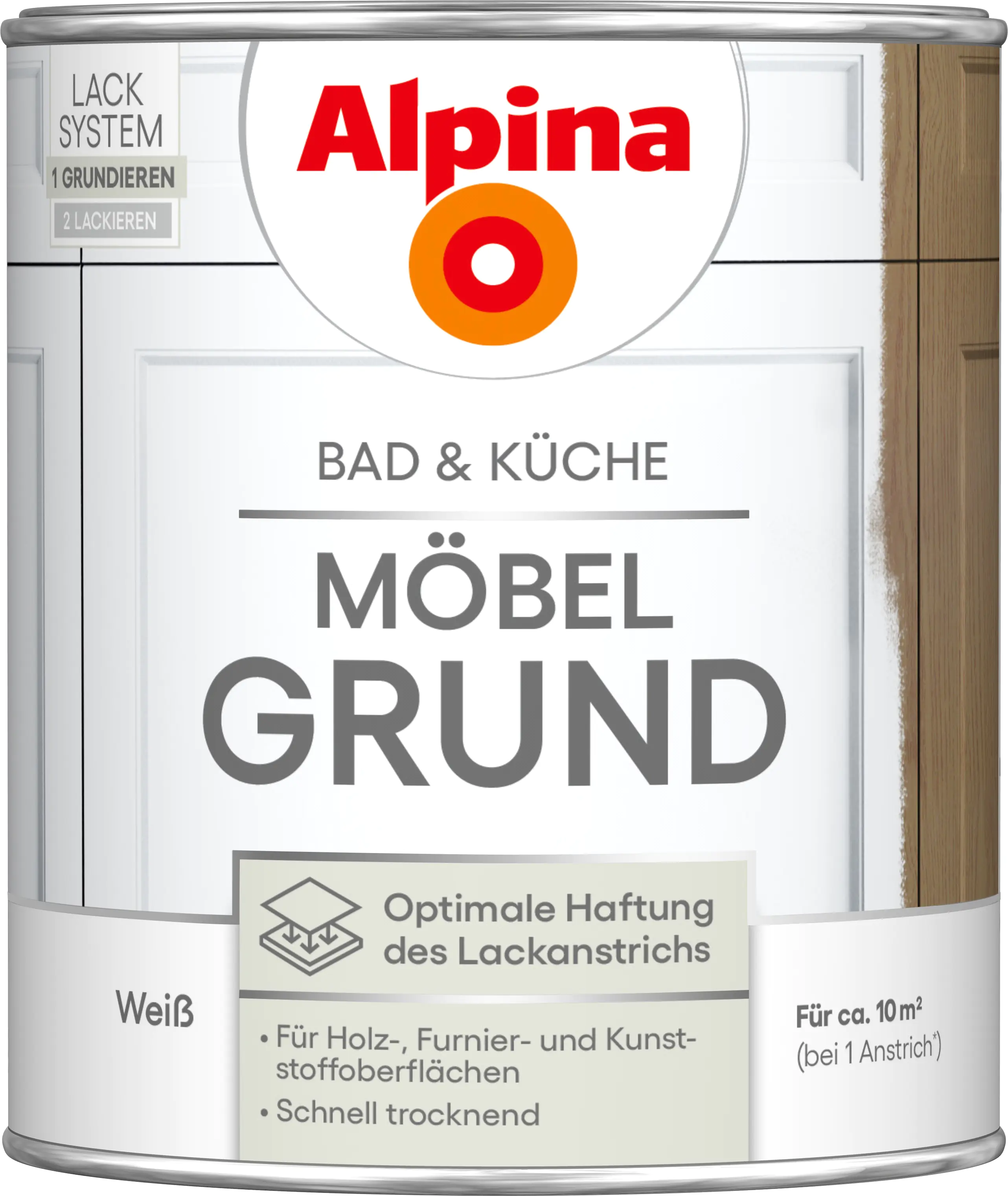 Alpina Möbellack für Küche & Badezimmer Grundierung 750 ml Alpina Möbellack für Küche & Badezimmer Grundierung 750 ml