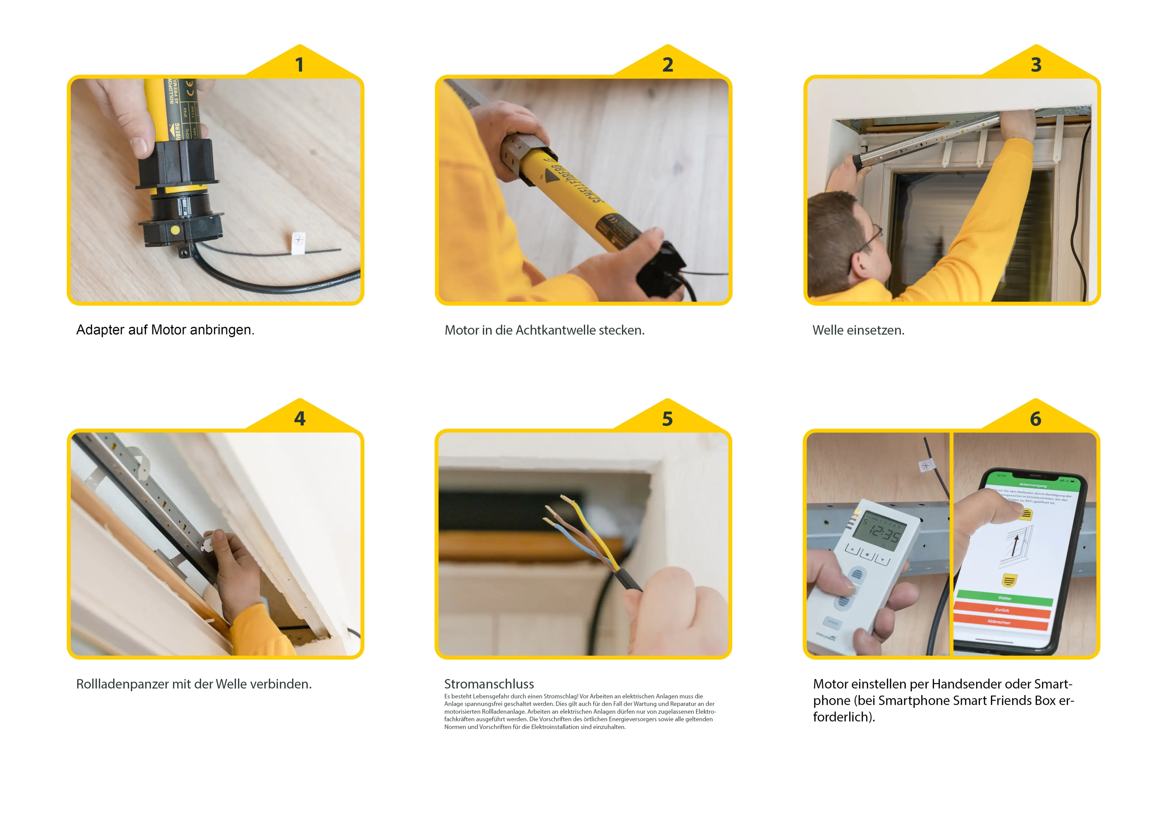 Schellenberg Funk-Rolladenmotor PREMIUM 40 Nm Maxi für 60 mm Achtkantwelle Schellenberg Funk-Rolladenmotor PREMIUM 40 Nm Maxi für 60 mm Achtkantwelle