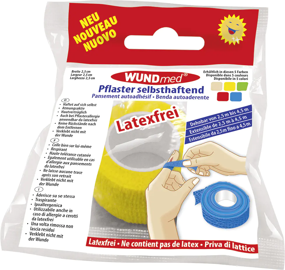 Wundmed Pflaster 2,5 cm x 4,5 m