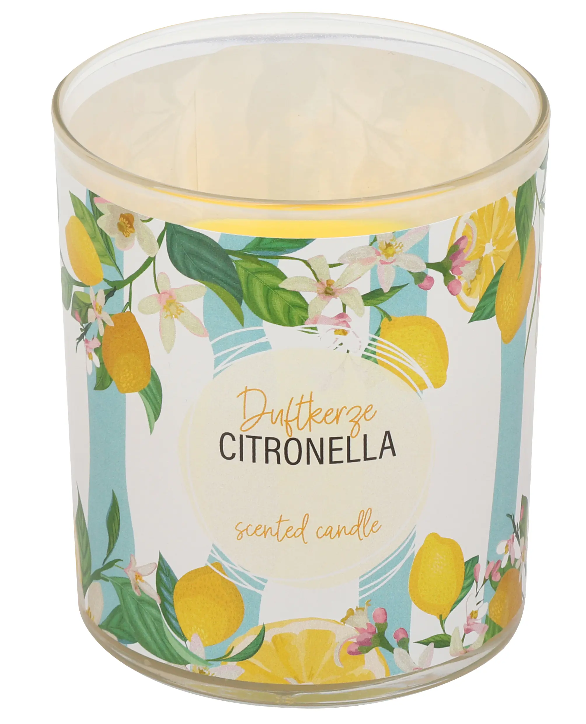 Steinhart Duftkerze im Glas America Citronella Ø 8 x 9,2 cm gelb    