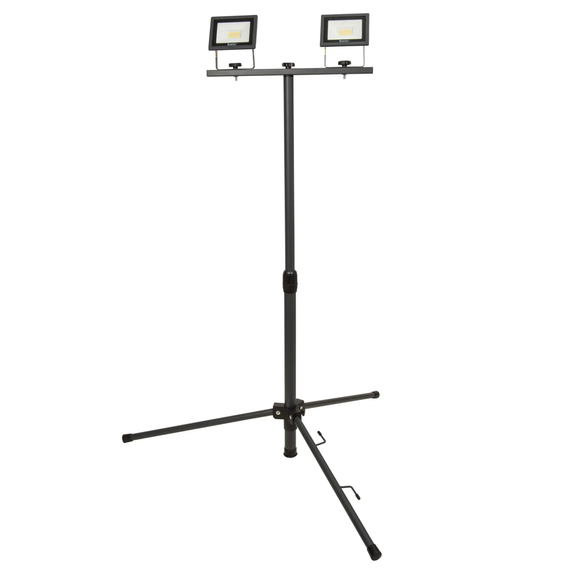 UniTec LED Strahler mit Stativ 2 x 14 W 1700 lm anthrazit
