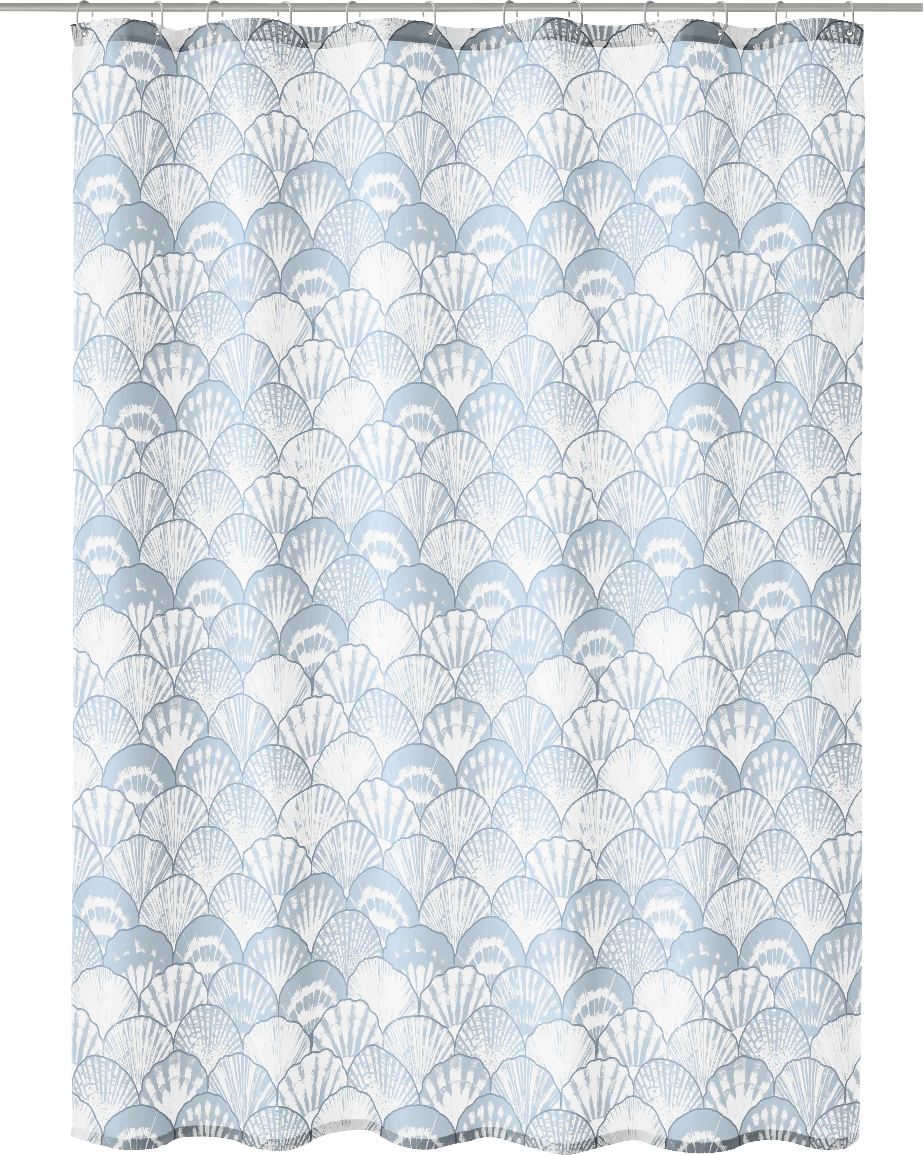 Kleine Wolke Duschvorhang iceblue Concha 180 x 200 cm