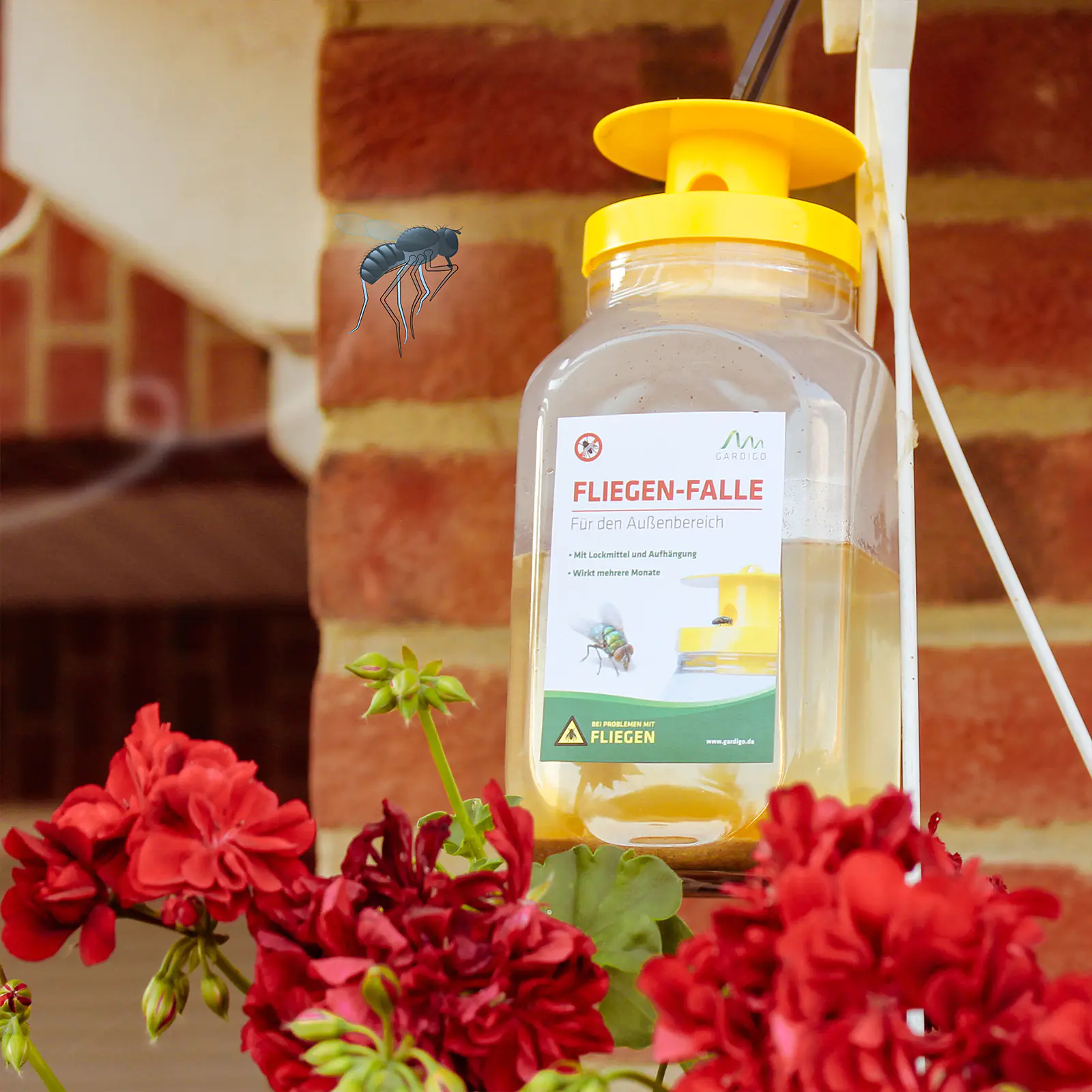 Gardigo Fliegenfalle Monitoring inklusive Lockmittel