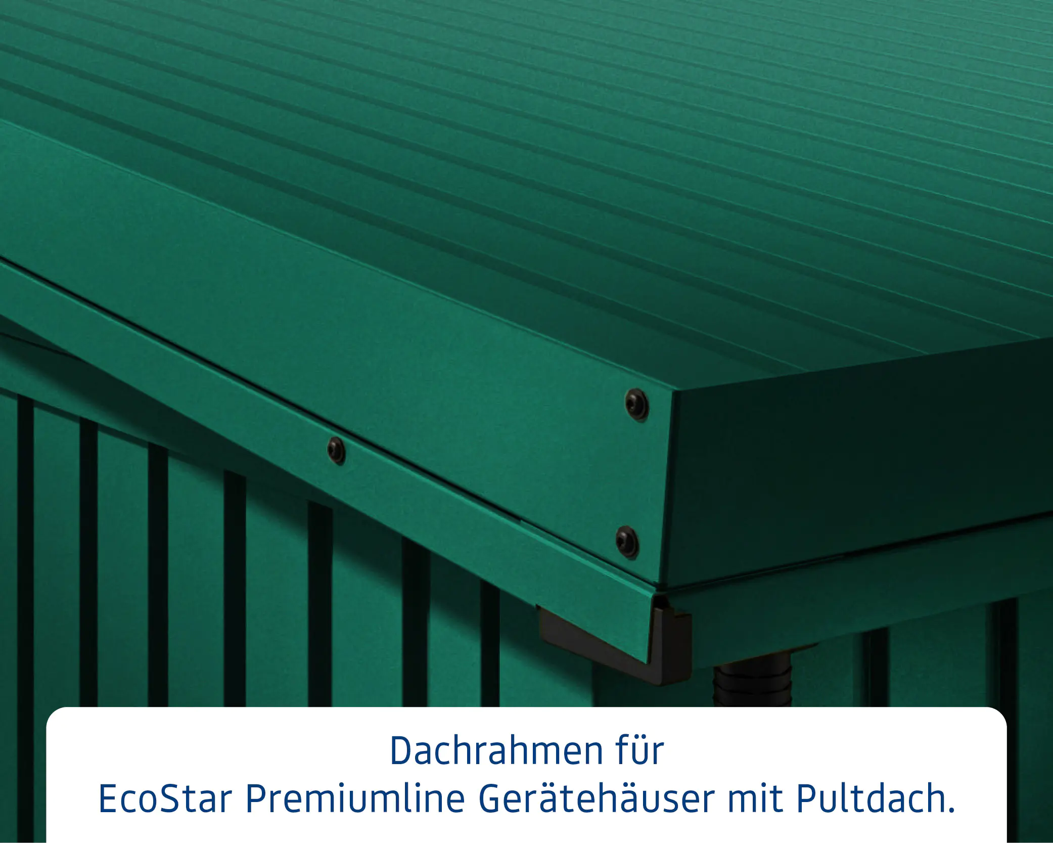 EcoStar Dachrahmen für Gründach Pultdach Typ 2 grün EcoStar Dachrahmen für Gründach Pultdach Typ 2 grün
