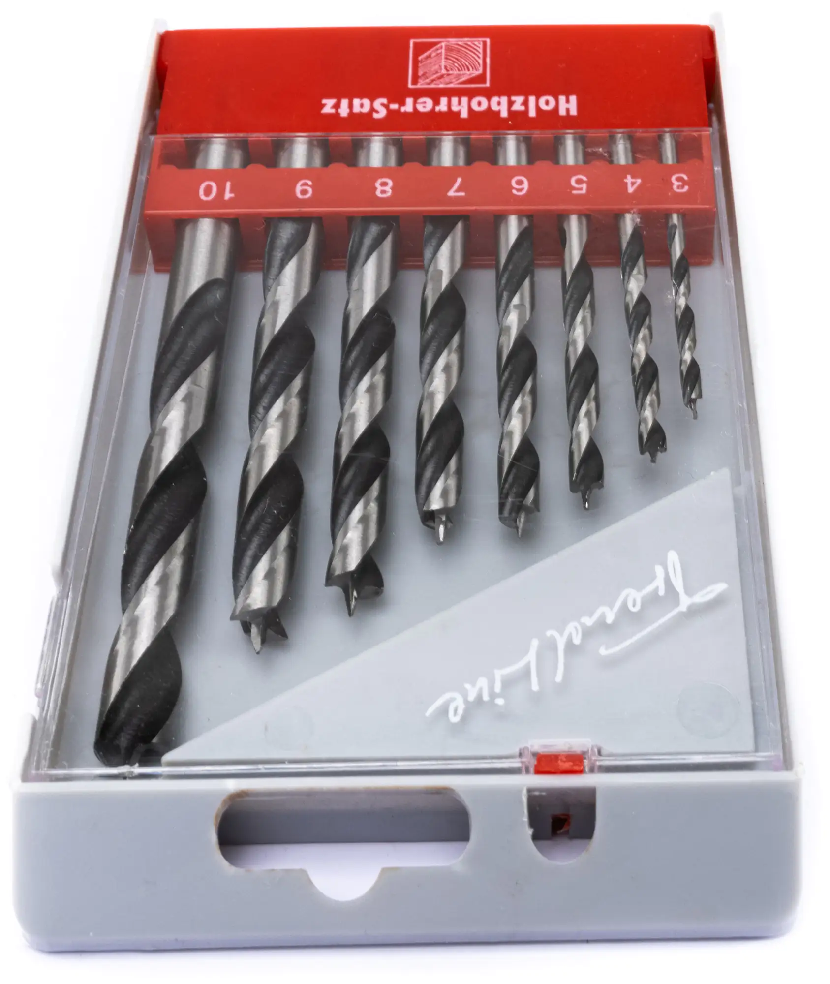 TrendLine Holzbohrer-Satz 8-teilig Rundschaft