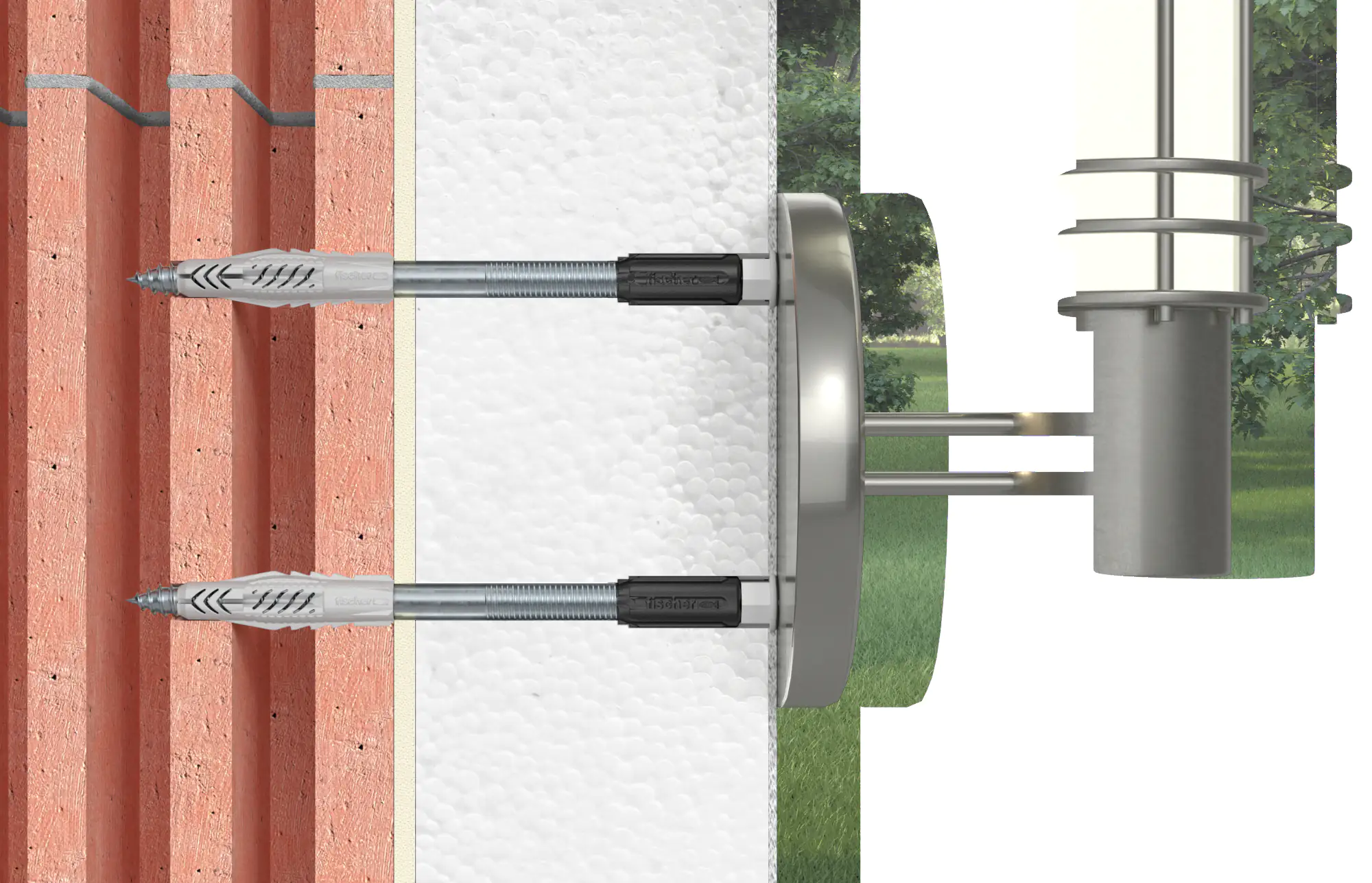 Fischer Abstandsmontagesystem Thermax 6/160 - 2 Stück Fischer Abstandsmontagesystem Thermax 6/160 - 2 Stück