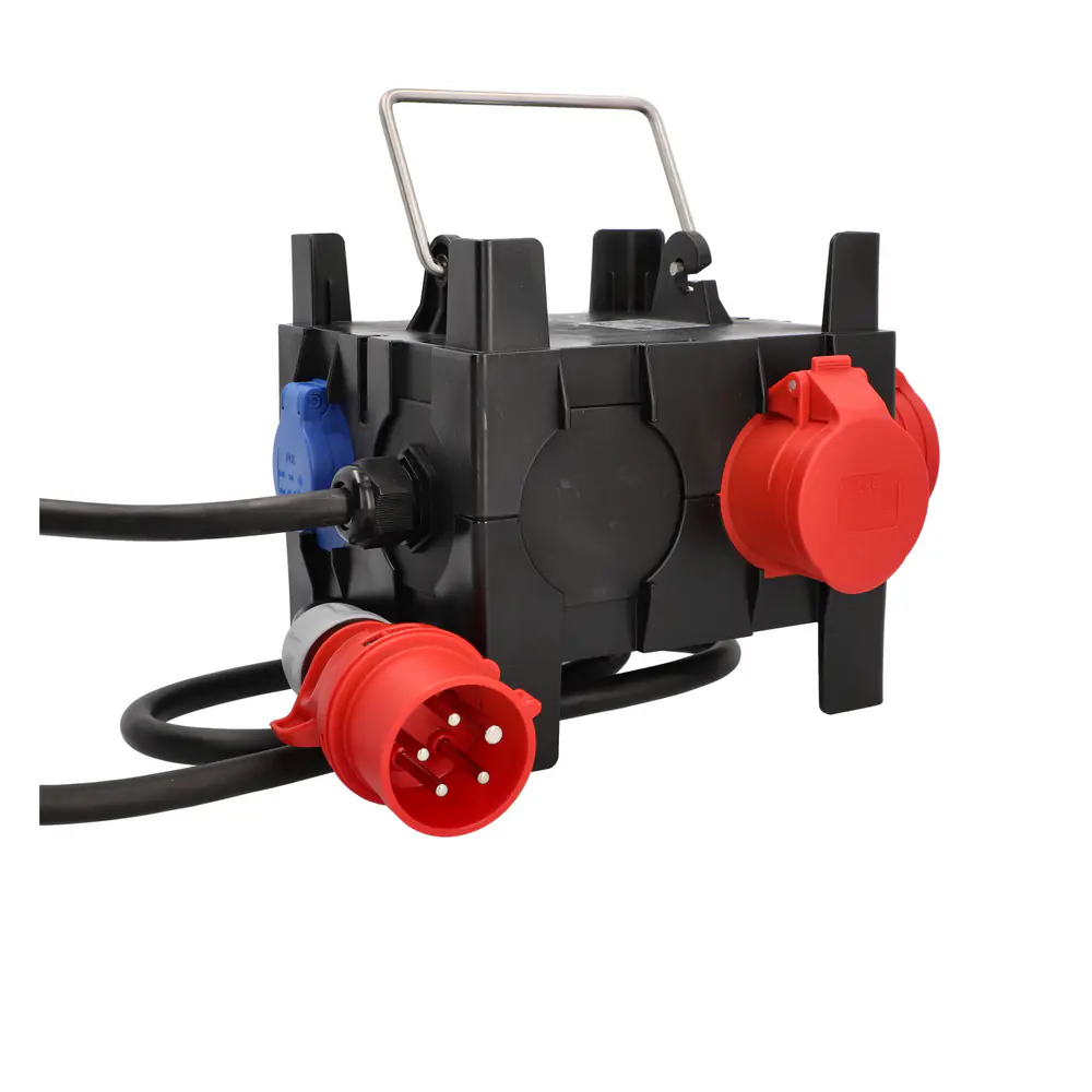 Unitec Stromverteiler mit 3x CEE-Steckdosen & 3x Schutzkontaktsteckdosen