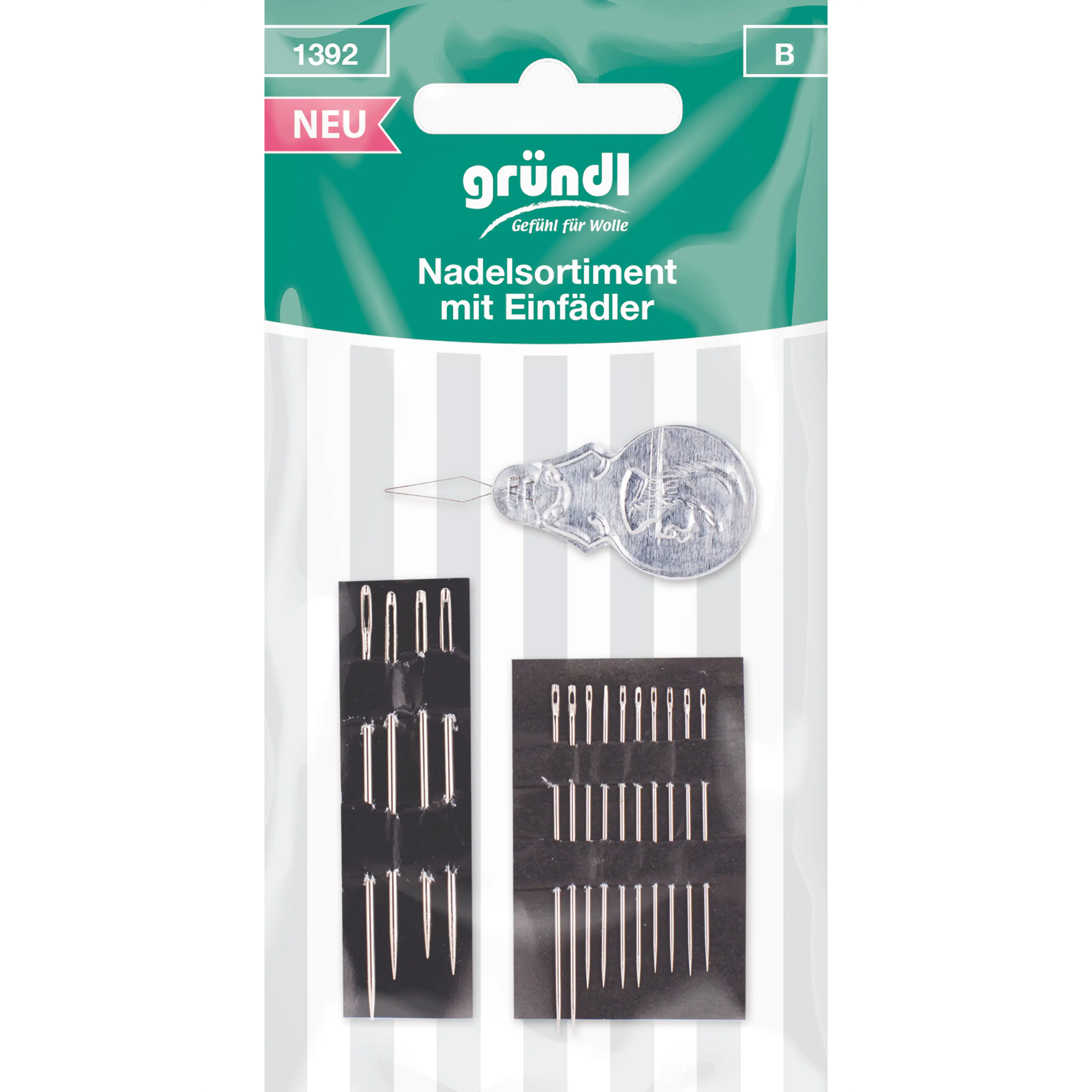 Gründl Nähnadeln mit Einfädler