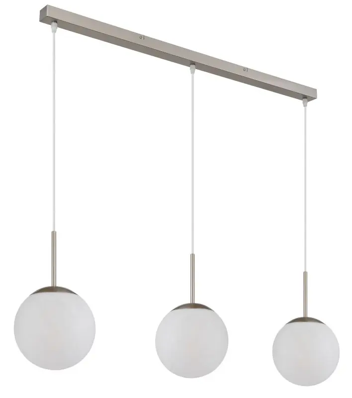 Globo Hängeleuchte Kop 104 x 120 cm (L x B x H) nickel matt
