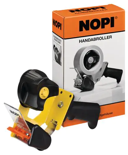 NOPI Handabroller Economy gelb-schwarz NOPI Handabroller Economy gelb-schwarz