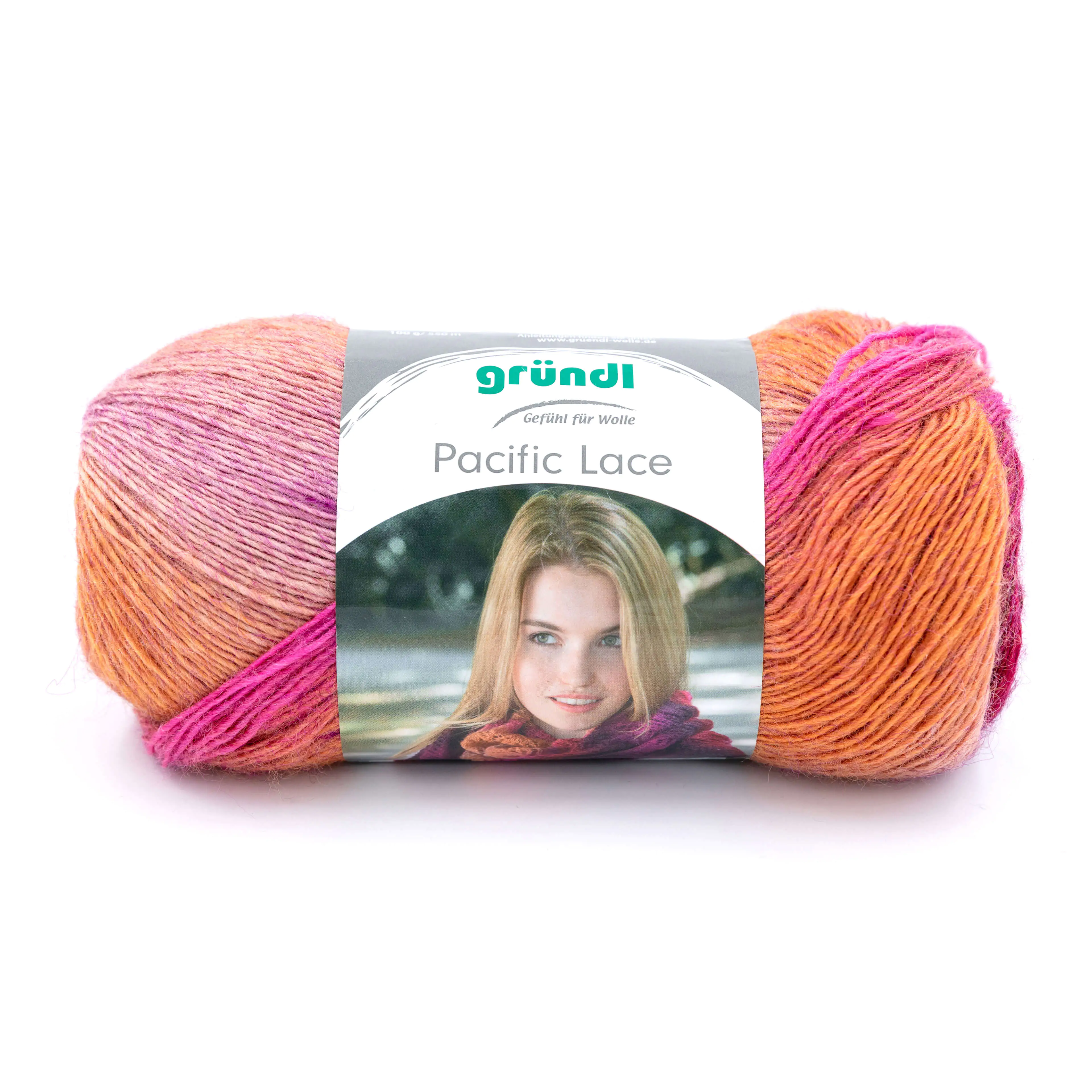 Gründl Wolle Pacific Lace 100 g hibiscus
