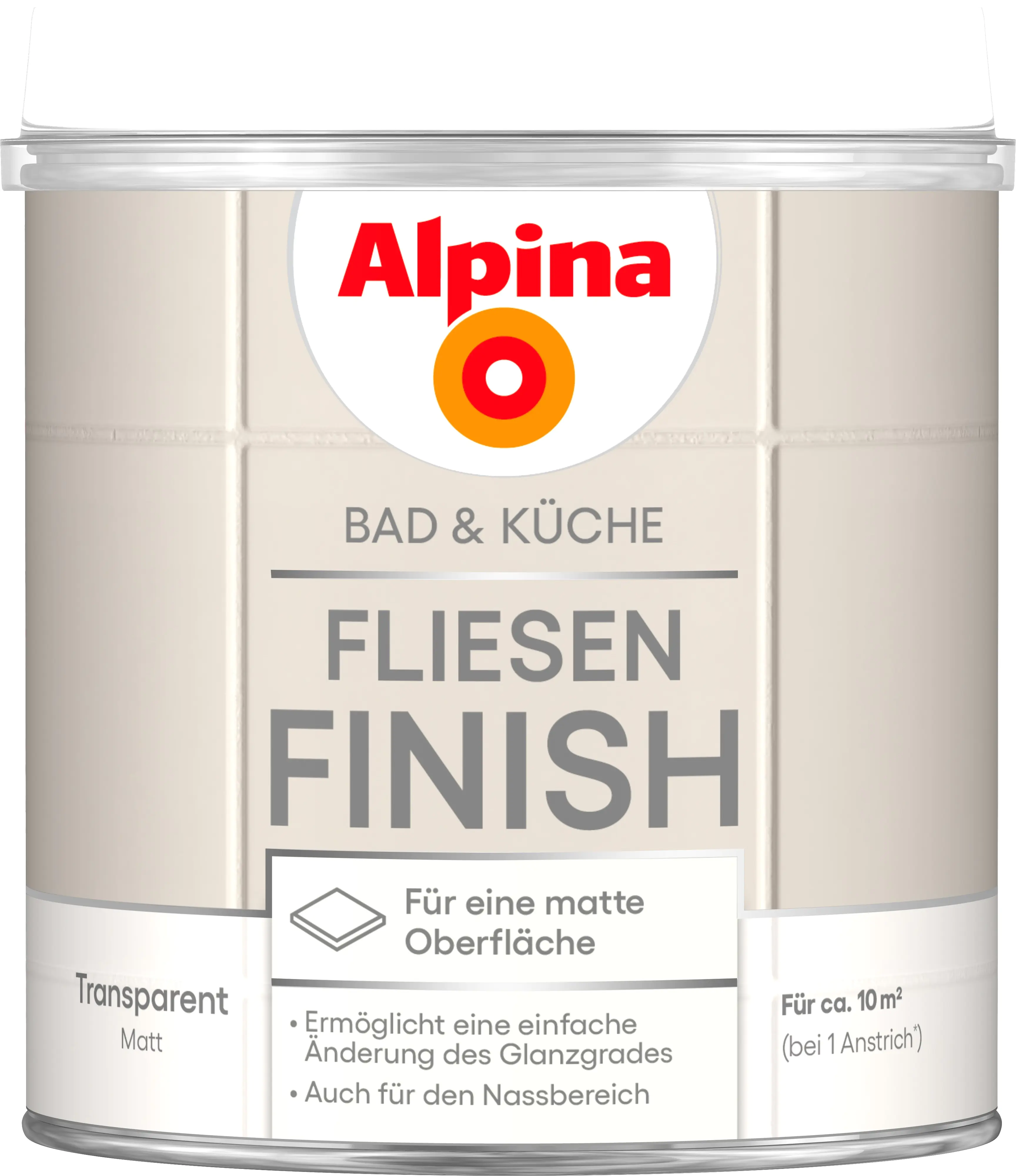 Alpina Küche & Badezimmer Fliesen-Finish 2K 750 ml Alpina Küche & Badezimmer Fliesen-Finish 2K 750 ml